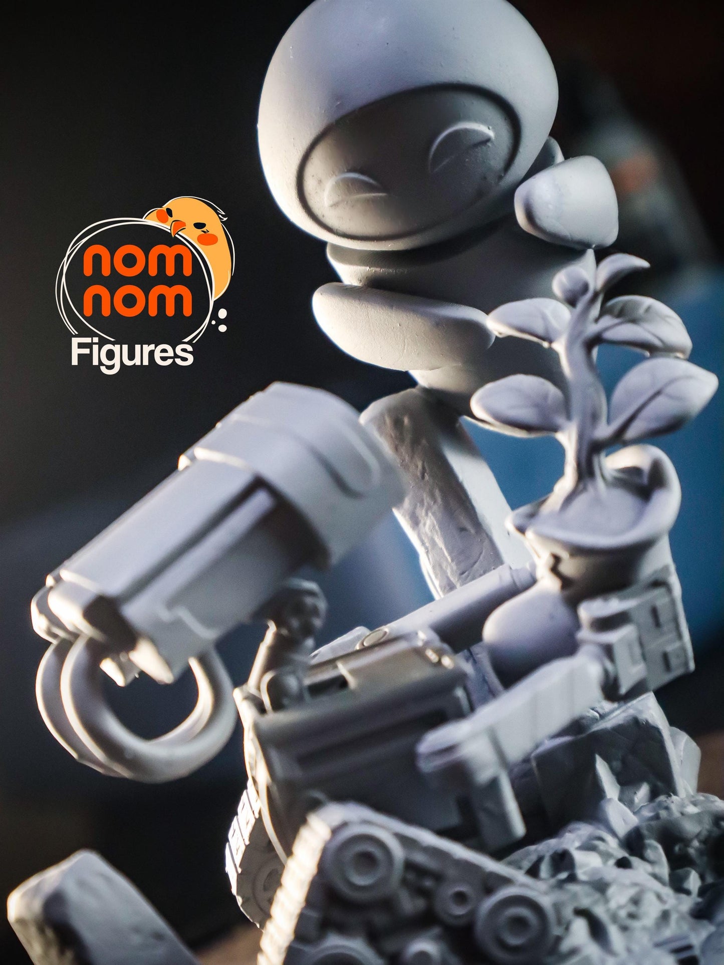Wall-E and EVE Diorama | 3.5-Inch  Resin Model Kit | DIY Plant Scene Tribute