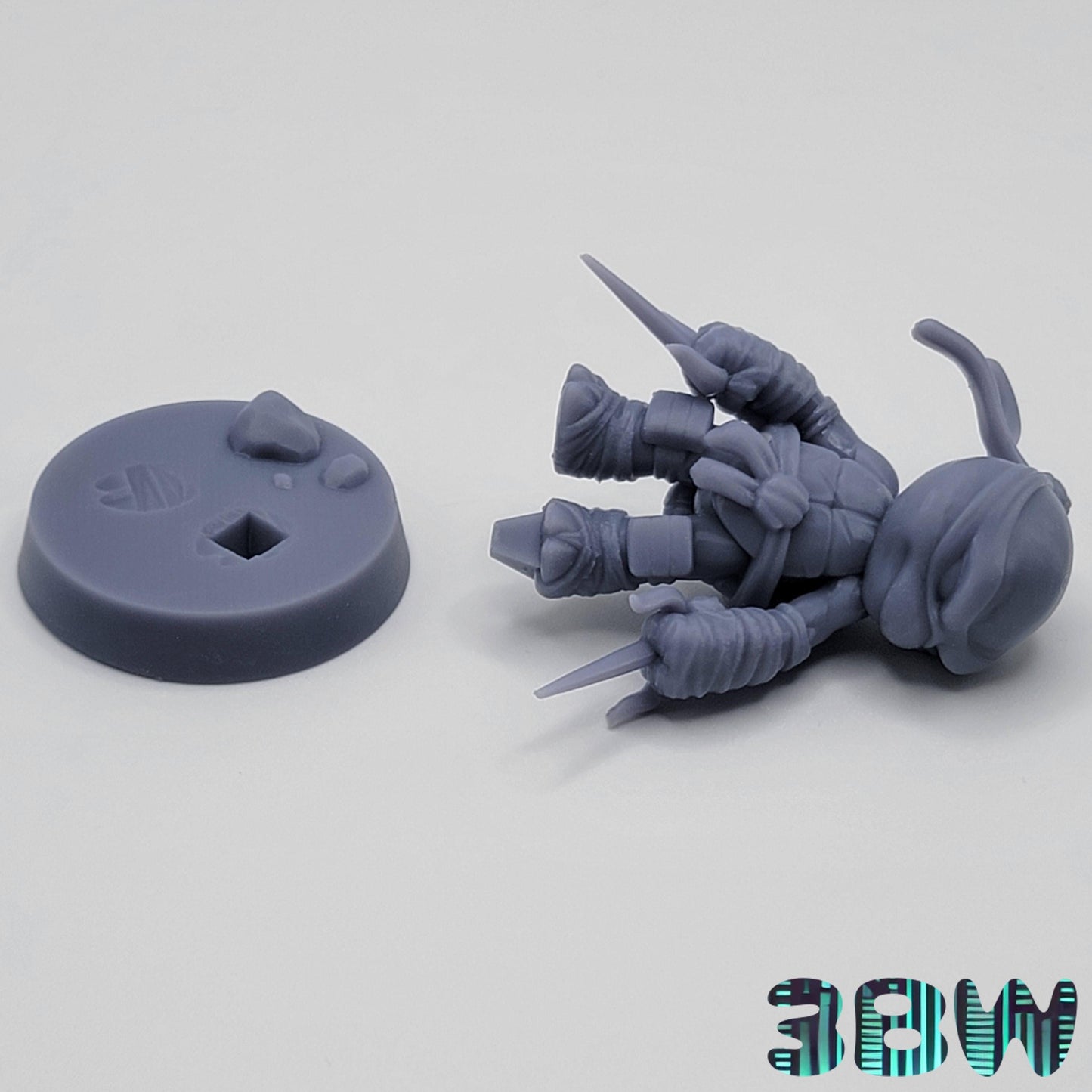 Chibi Raphael | 2-Inch Resin Model Kit | DIY TMNT Turtle with Sais