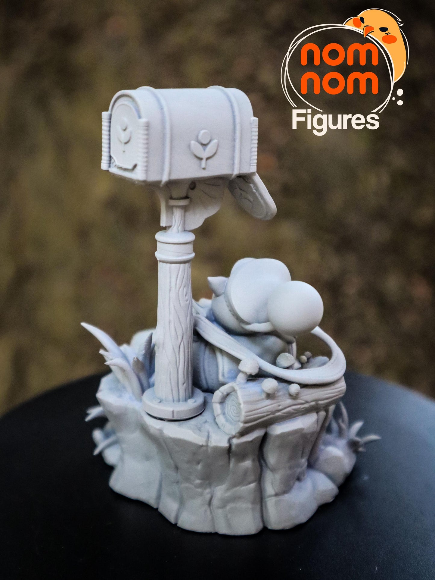 Chibi Mail Moogle | 3.5-Inch Resin Model Kit | DIY Postal Nap Scene Final Fantasy Inspired