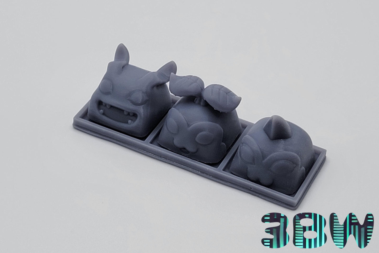 Baby Digimon Keycap Set | Unpainted Resin Artisan Caps | Cherry MX | Koromon, Tanemon, Tsunomon