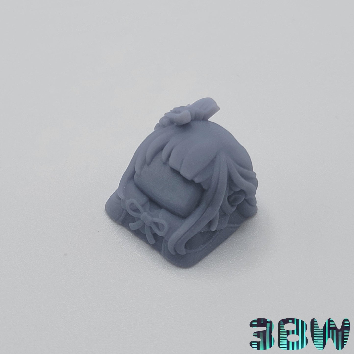 Genshin Impact Keycap Set | Unpainted Resin Artisan Caps | Cherry MX | Aether, Ayaka, Paimon, Zhongli, Raiden Shogun