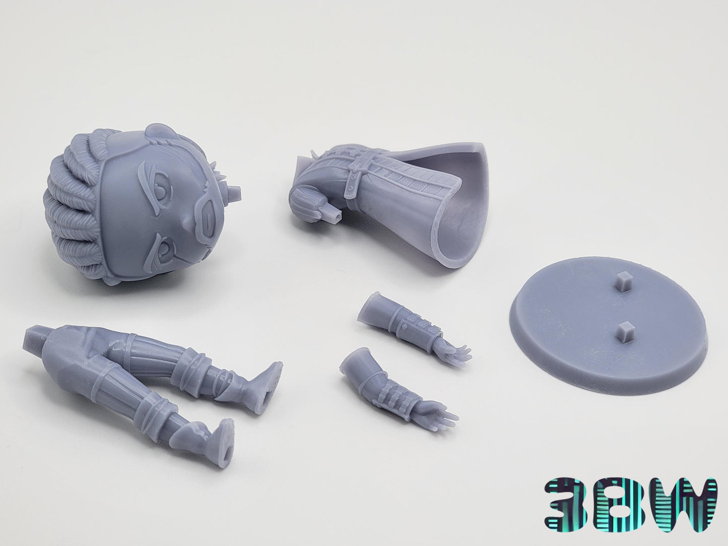 Chibi Wyll | 4-Inch Resin Model Kit | BG3 Baldur's Gate Warlock Hero
