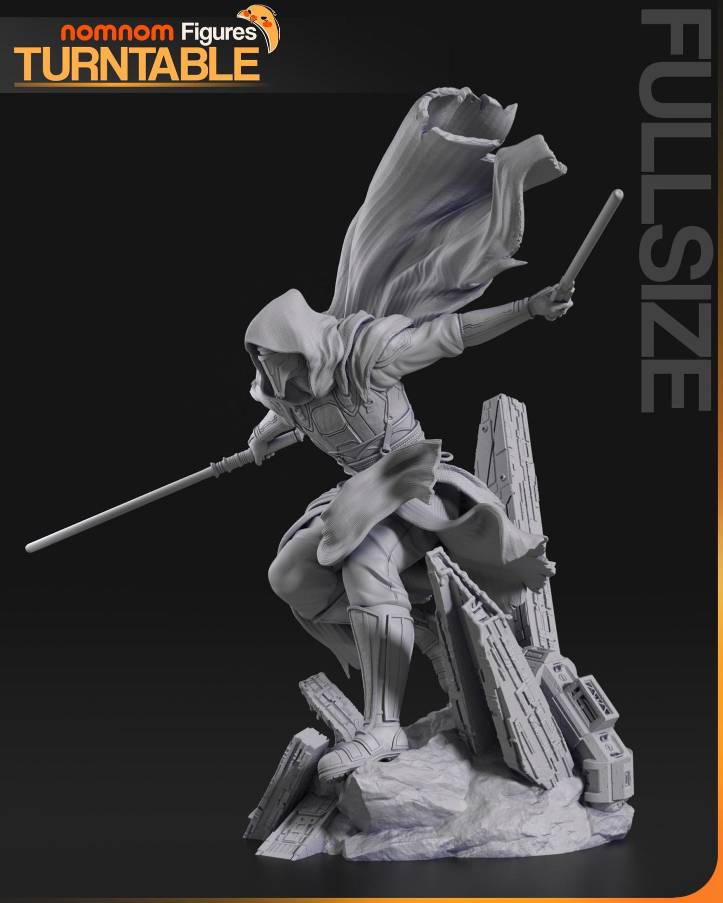 Darth Revan | 3.5-Inch Resin Model Kit | DIY Star Wars-Inspired Sith/Jedi