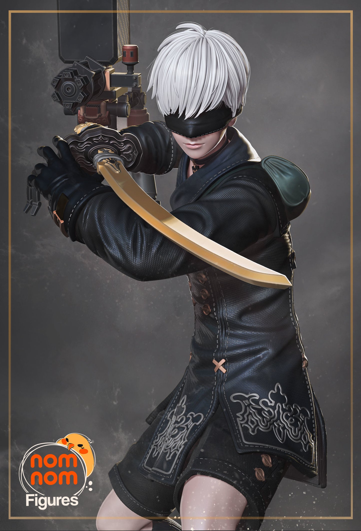 9S | Resin Model or Bust Kit | DIY NieR: Automata Scanner Model