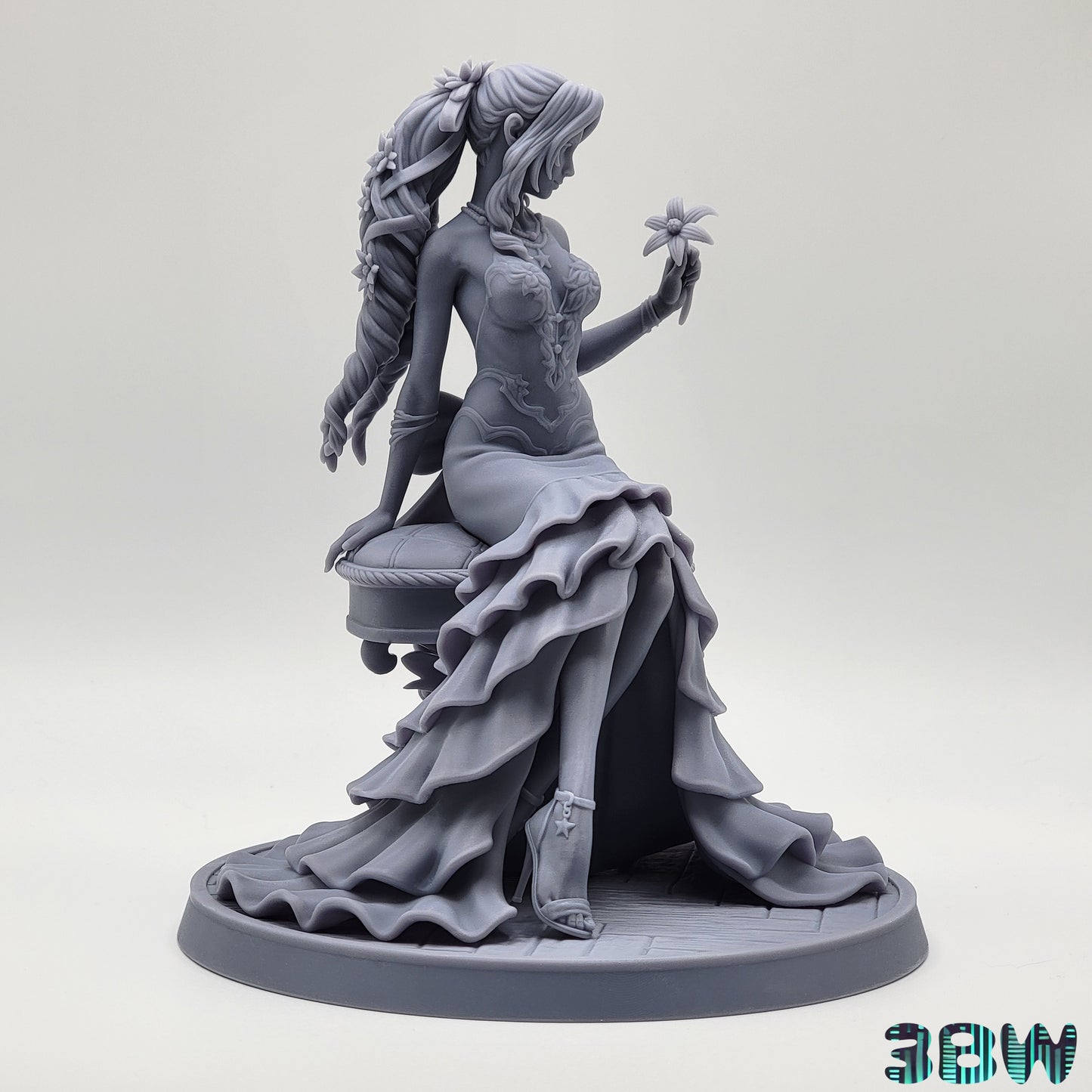 Aerith | 7-Inch Resin Model Kit | DIY Final Fantasy VII Flower Girl