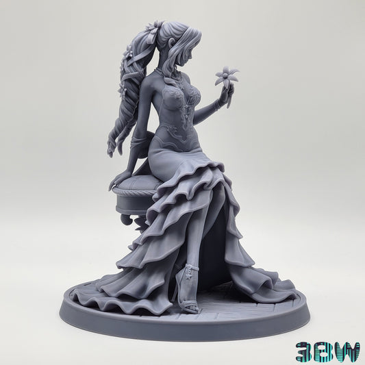 Aerith | 7-Inch Resin Model Kit | DIY Final Fantasy VII Flower Girl