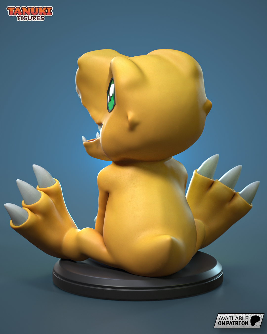 Agumon  | 3-Inch Resin Model Kit | Digimon Rookie Dino Buddy