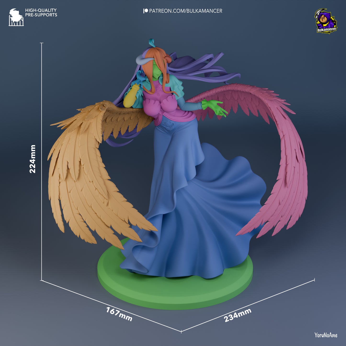 Albedo | 8.5-Inch Resin Model Kit | DIY Overlord Supreme Guardian
