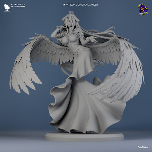 Albedo | 8.5-Inch Resin Model Kit | DIY Overlord Supreme Guardian