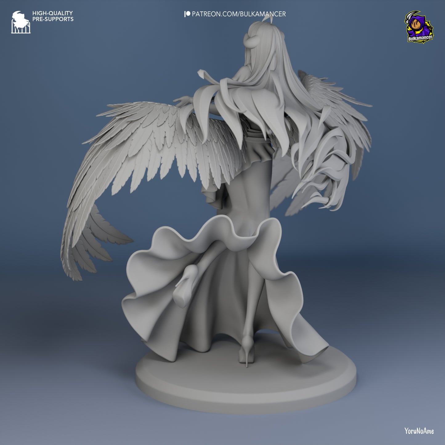 Albedo | 8.5-Inch Resin Model Kit | DIY Overlord Supreme Guardian