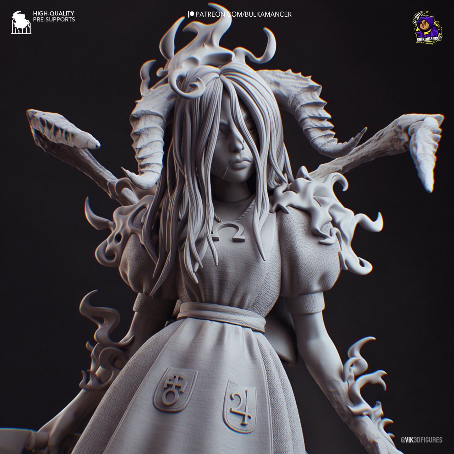 American McGee's Alice | 8-Inch Resin Model Kit | DIY Dark Wonderland Heroine
