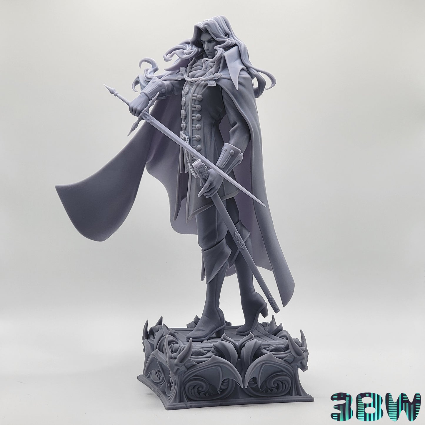 Alucard | 10.5-Inch Resin Model Kit | DIY Castlevania Legendary Vampire Hunter