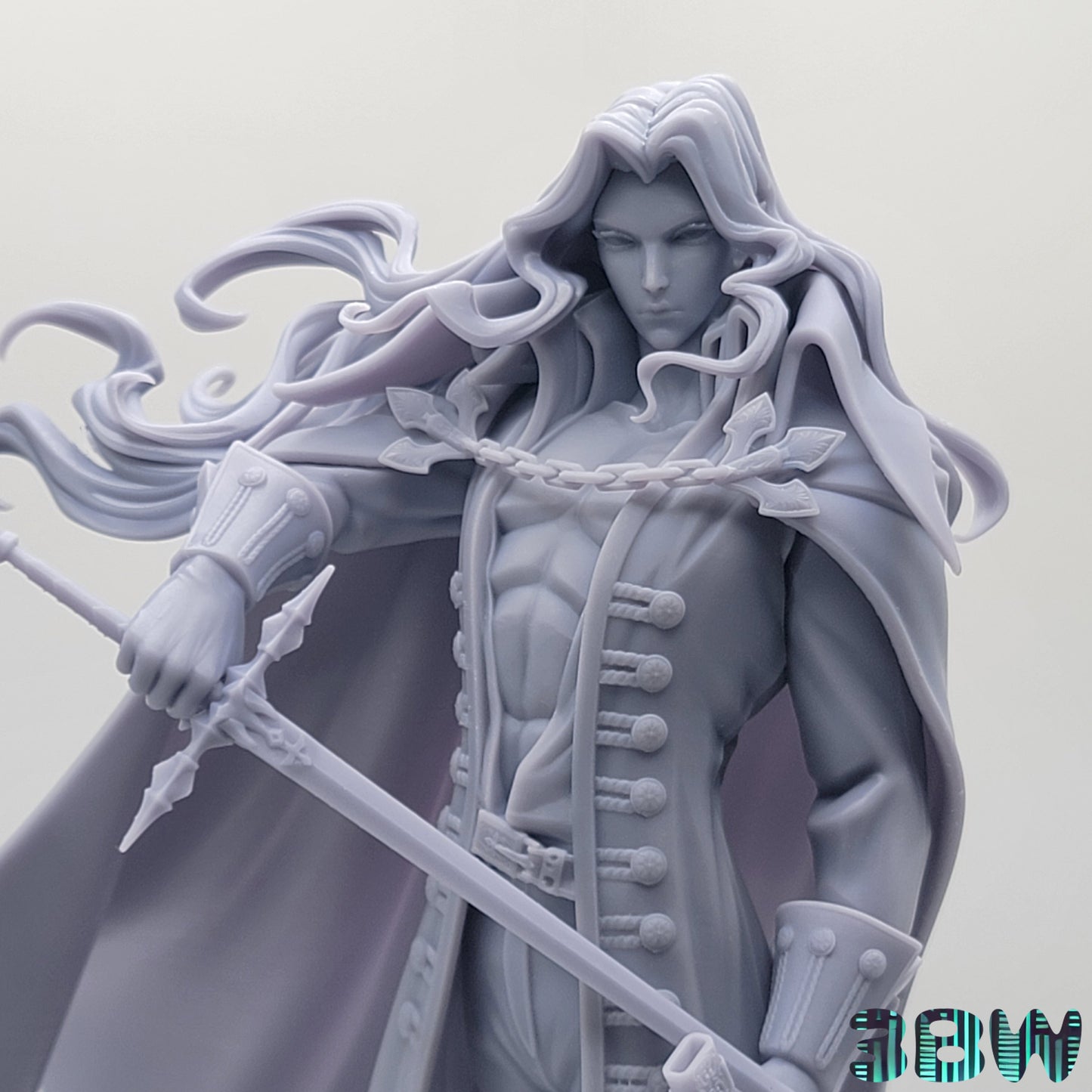 Alucard | 10.5-Inch Resin Model Kit | DIY Castlevania Legendary Vampire Hunter