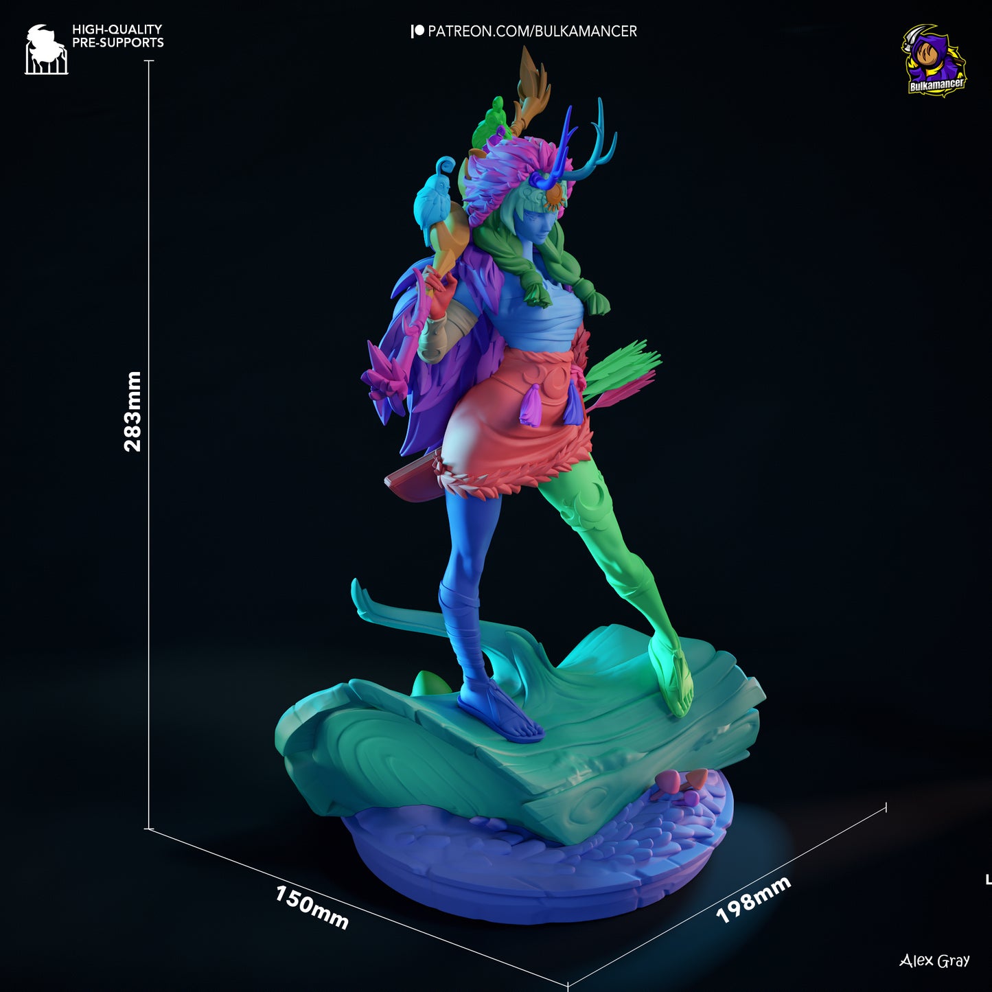 Artemis | 11-Inch Resin Model Kit | Hades Moonlit Goddess of the Hunt