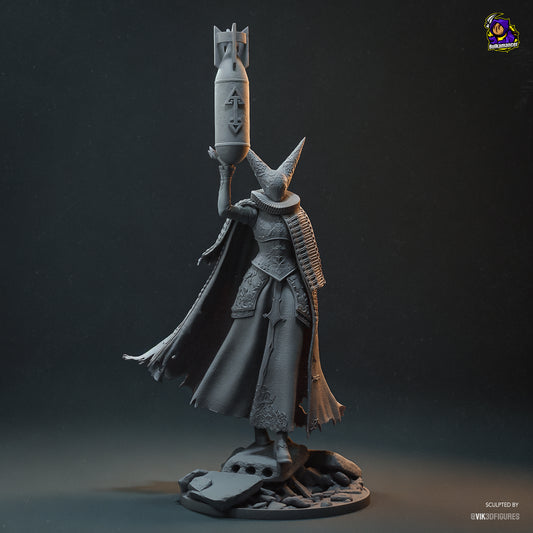 Artillery Witch | 14-Inch Resin Model Kit | DIY Trench Crusade Warlock