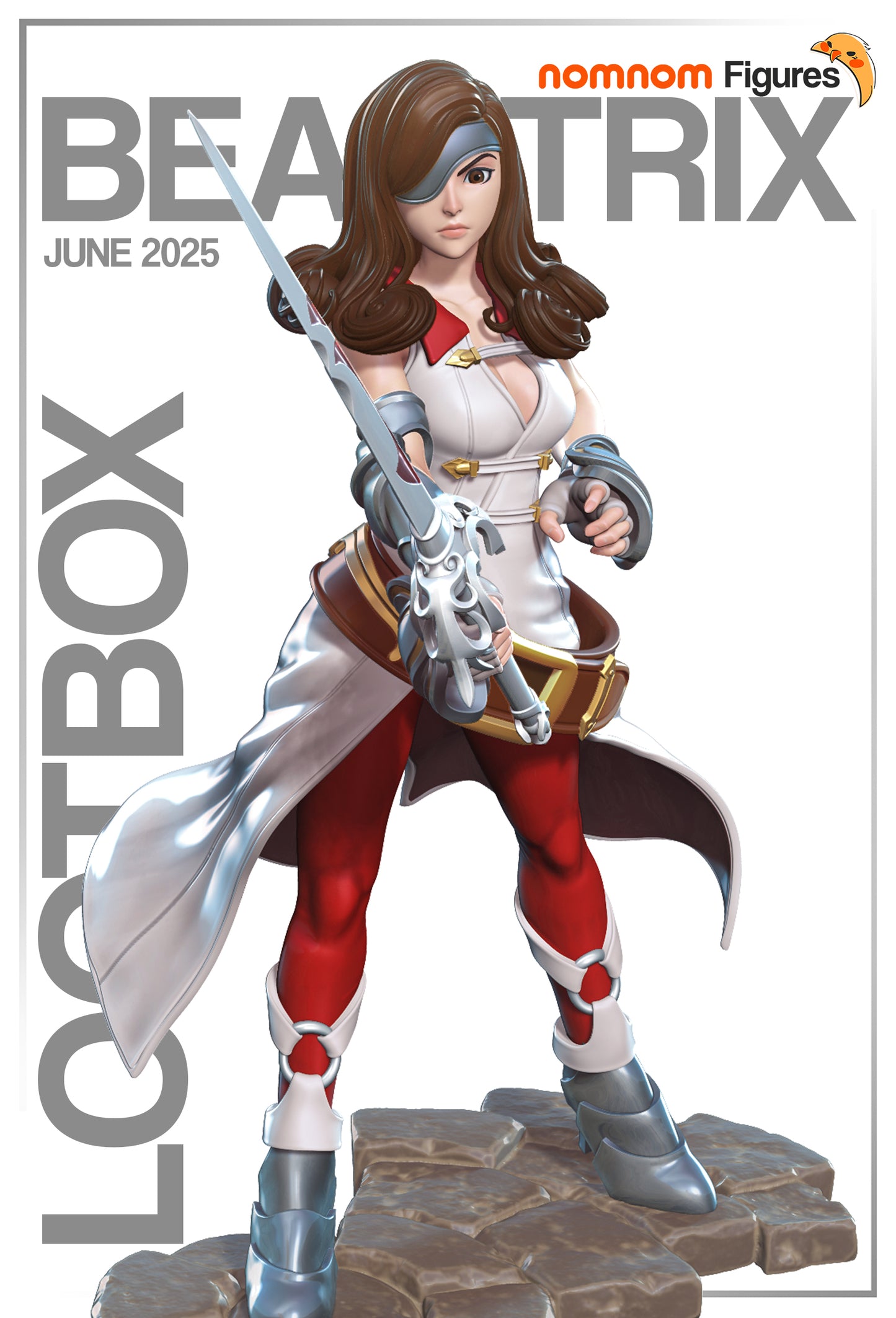 Beatrix | 6.5-Inch Resin Model Kit | DIY Final Fantasy IX Warrior Princess