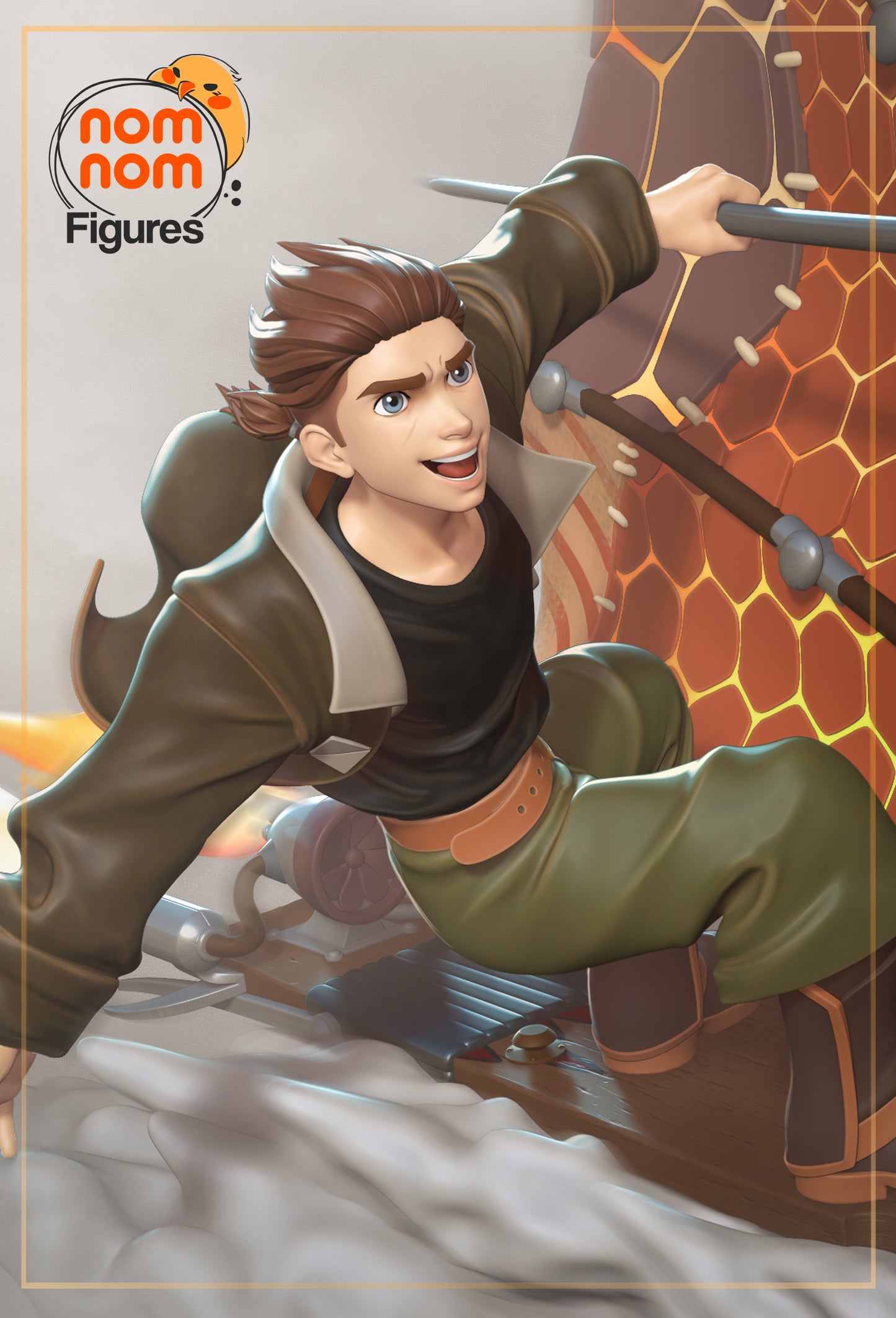Jim Hawkins | Resin Model or Bust Kit | DIY Treasure Planet Space Pirate