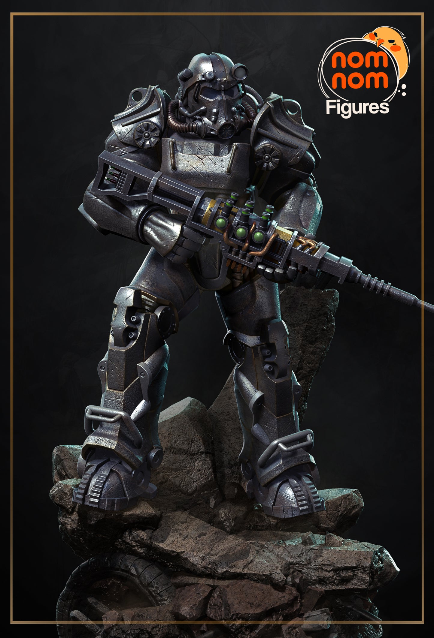 T-60 Power Armor | Resin Model or Bust Kit | DIY Fallout 4 Post-Apocalyptic Mech