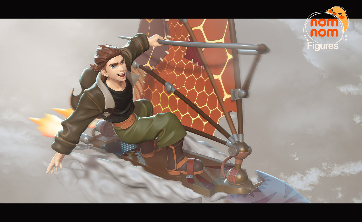 Jim Hawkins | Resin Model or Bust Kit | DIY Treasure Planet Space Pirate