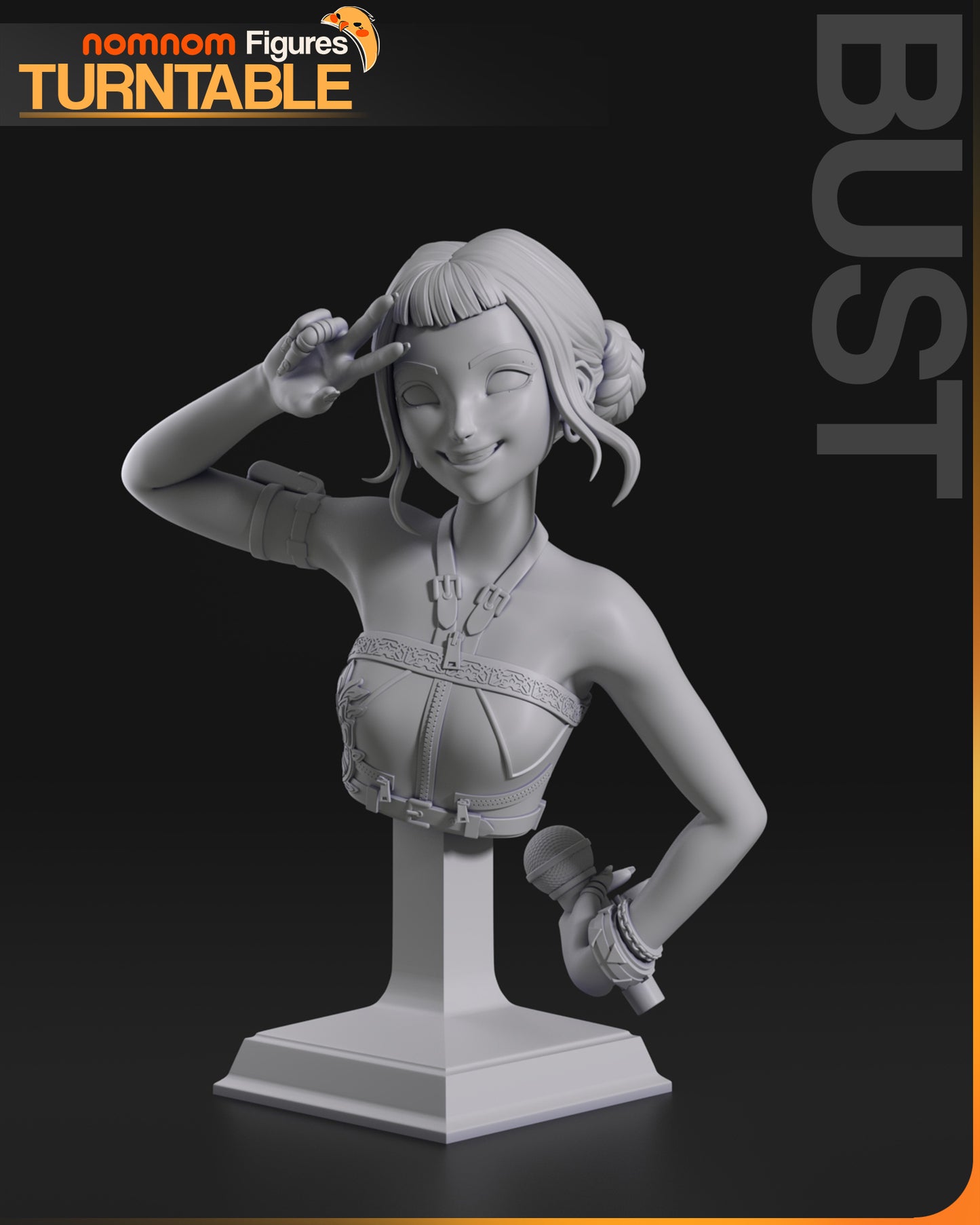 Zoey and Yuki | Resin Model or Bust Kit | K Pop Demon Hunters
