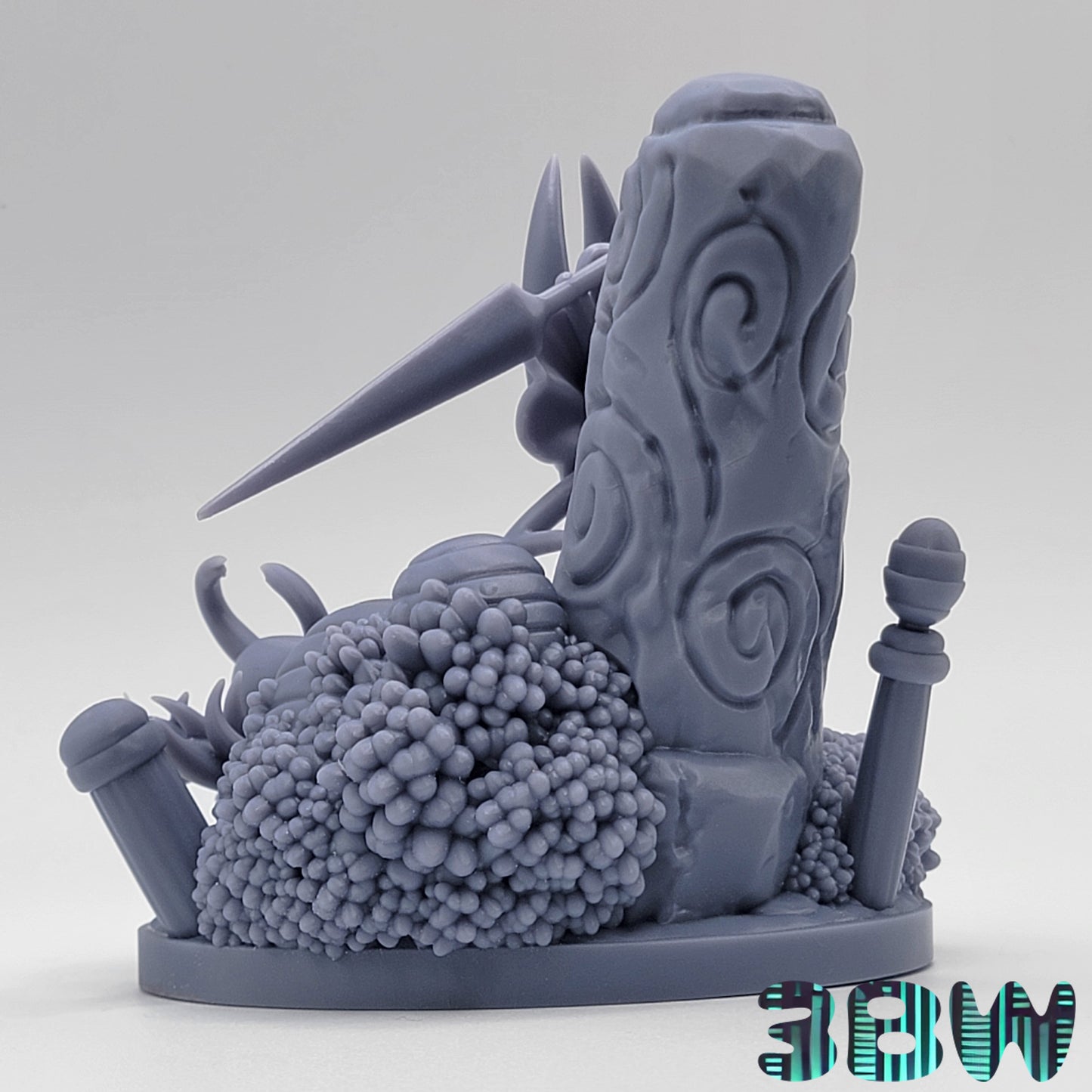 Chibi Knight and Hornet | 4-Inch Resin Model Kit | DIY Hollow Knight Duel Scene