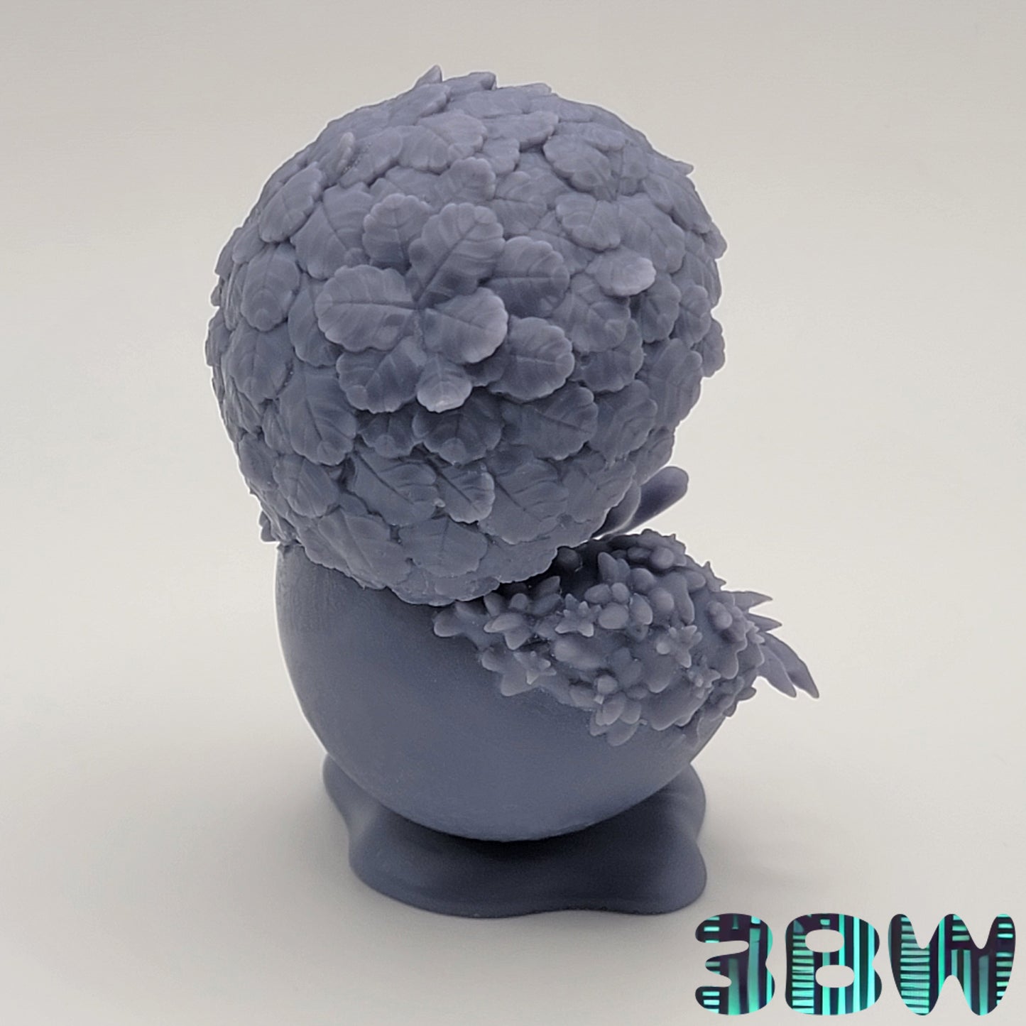 Chibi Mew | 3.5-Inch Resin Model Kit | DIY Scenic Tree and Pond Pokémon-Inspired Kit