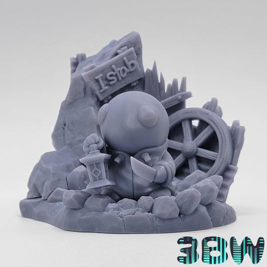 Chibi Tonberry | 2.5-Inch Resin Model Kit | DIY Final Fantasy Adorable Monster