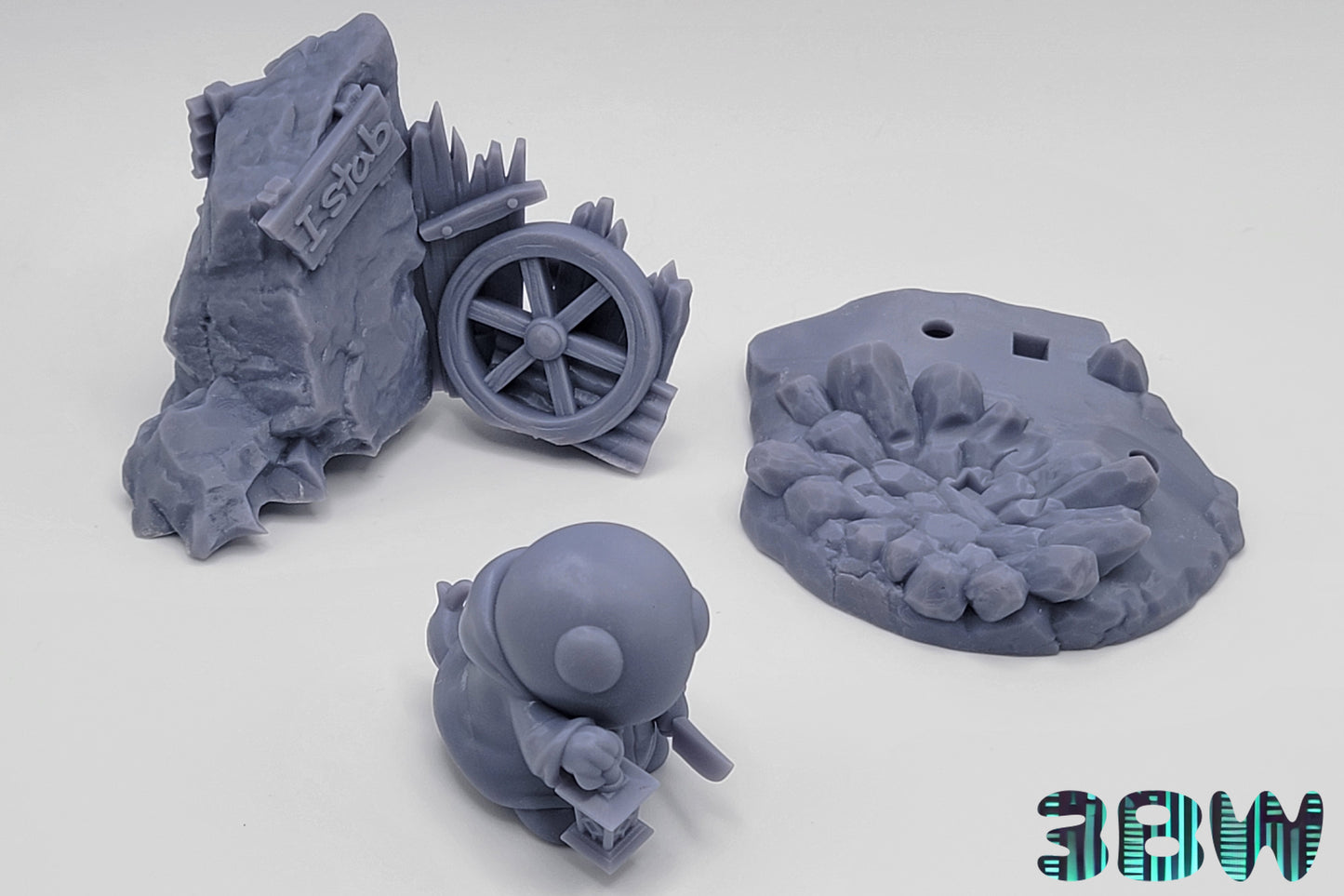 Chibi Tonberry | 2.5-Inch Resin Model Kit | DIY Final Fantasy Adorable Monster