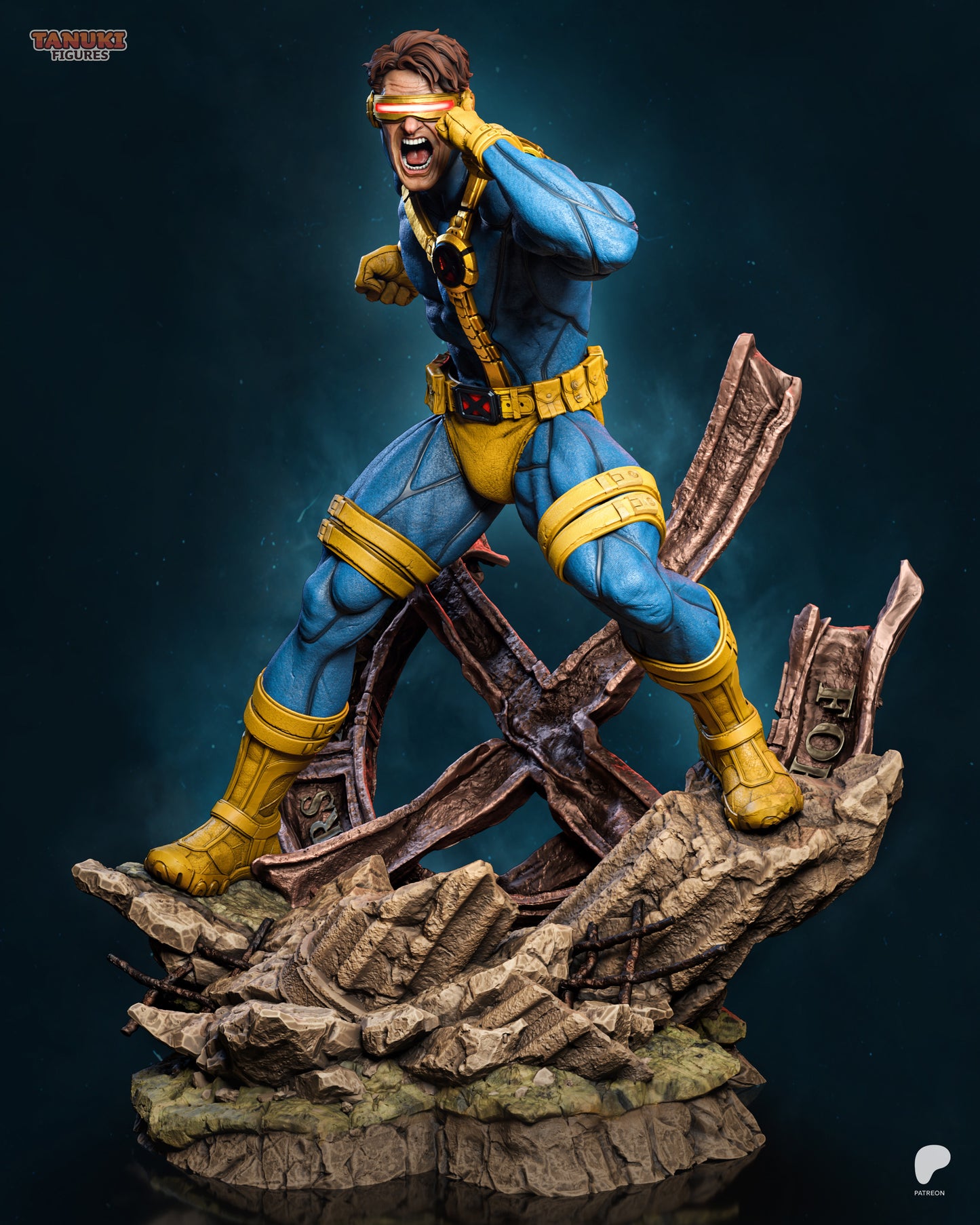 Cyclops | Resin Model or Bust Kit | X Men Optic Blast Leader