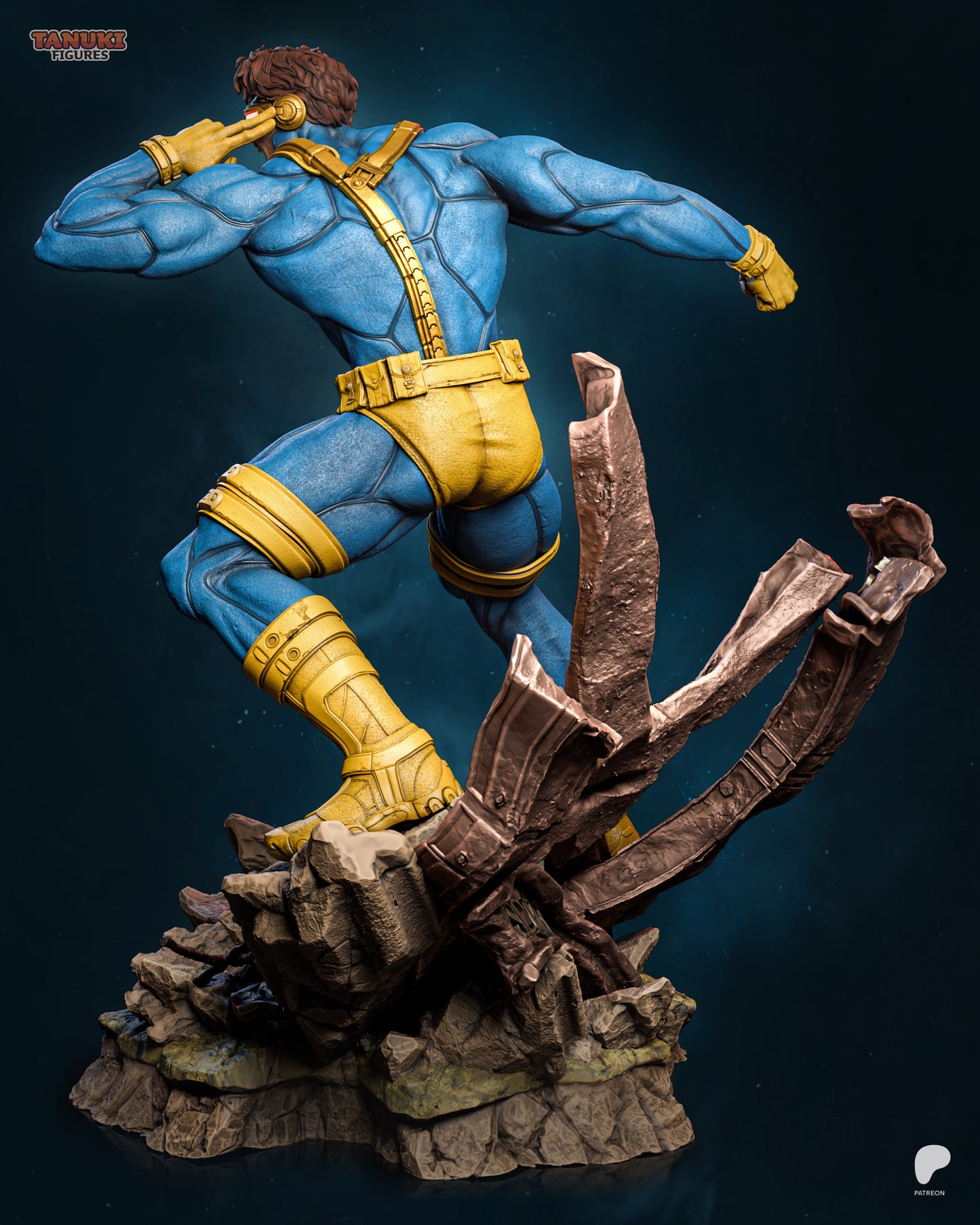 Cyclops | Resin Model or Bust Kit | X Men Optic Blast Leader