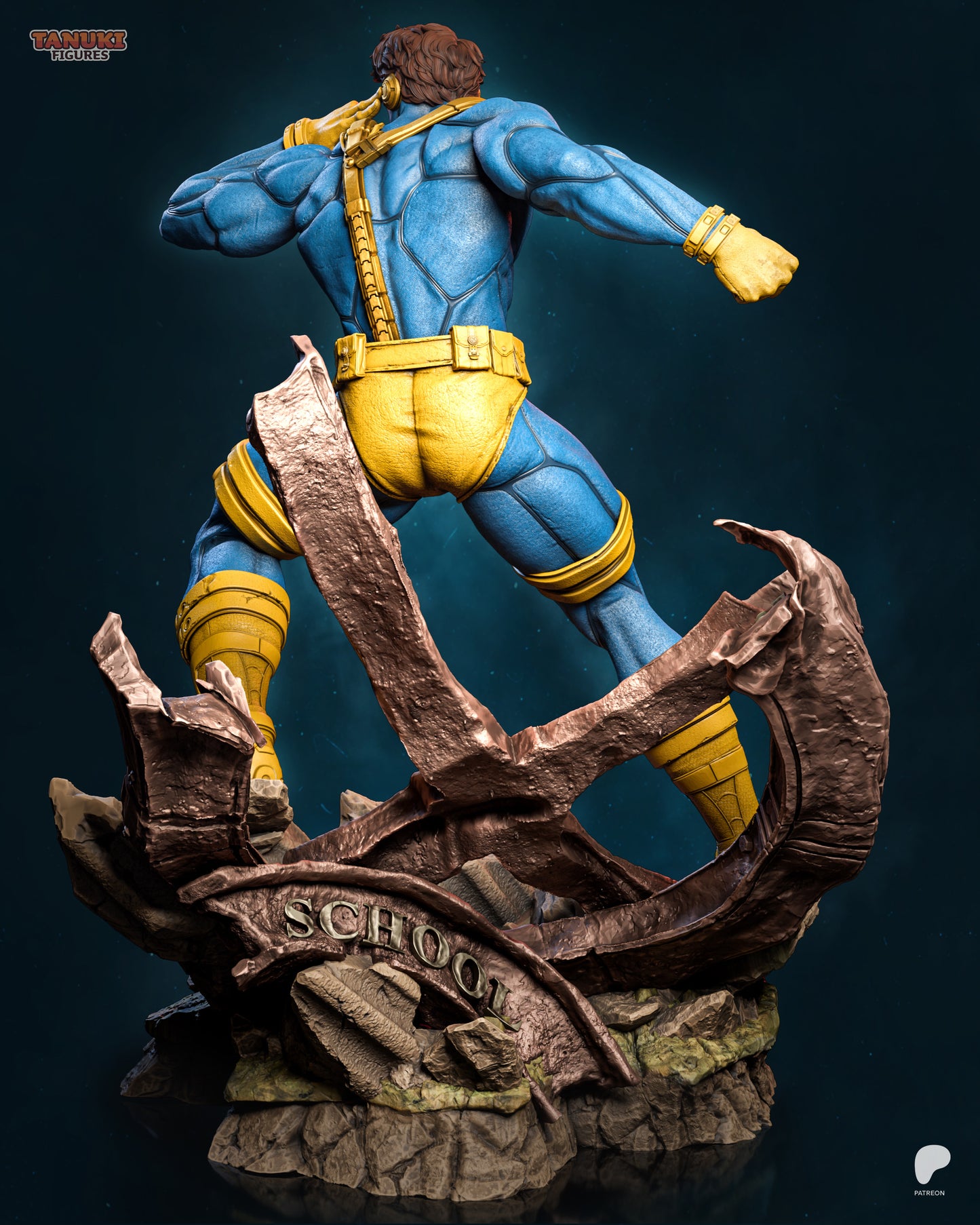 Cyclops | Resin Model or Bust Kit | X Men Optic Blast Leader