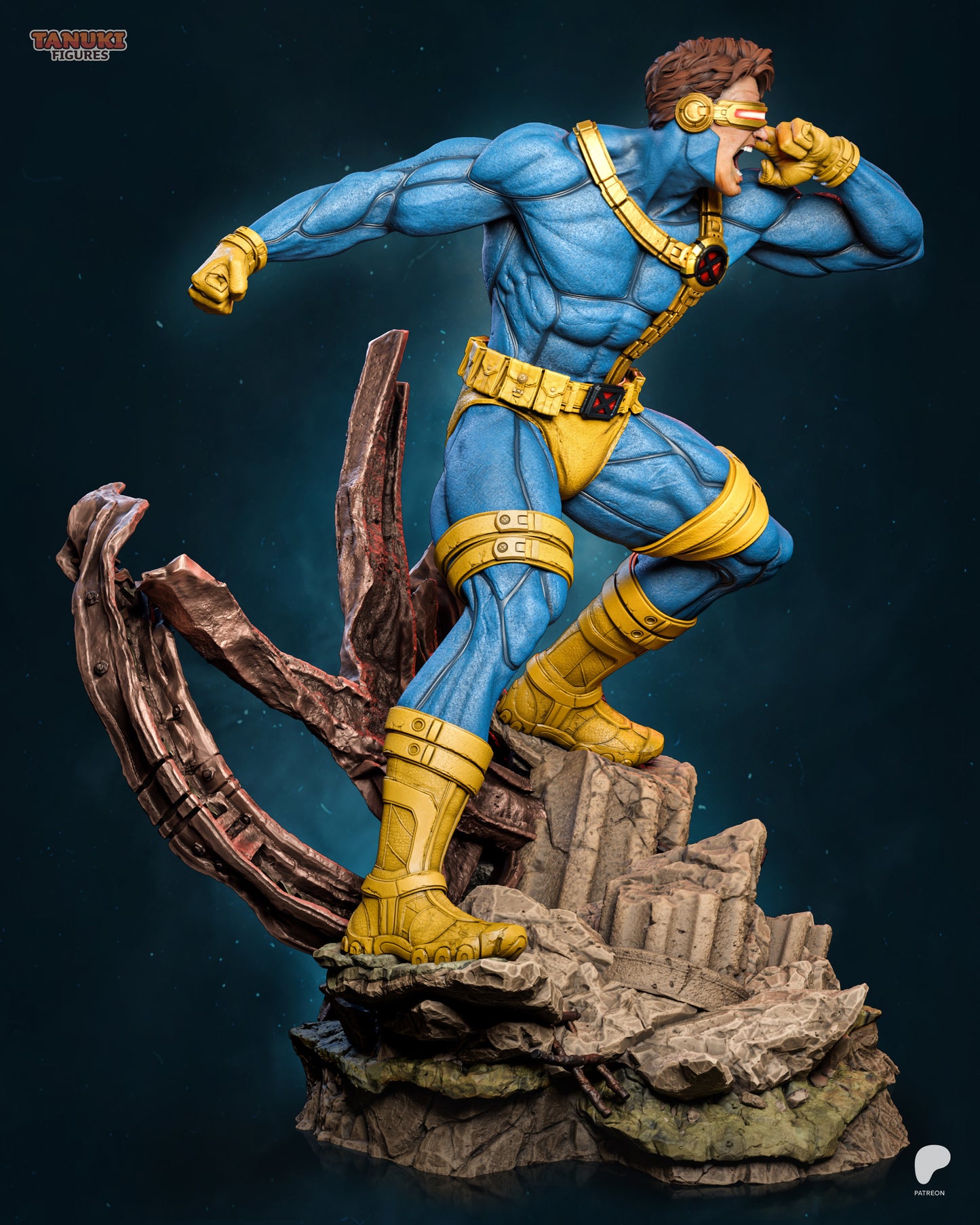 Cyclops | Resin Model or Bust Kit | X Men Optic Blast Leader