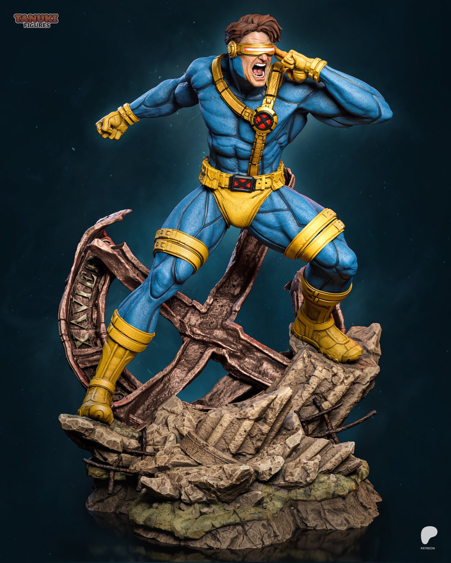 Cyclops | Resin Model or Bust Kit | X Men Optic Blast Leader