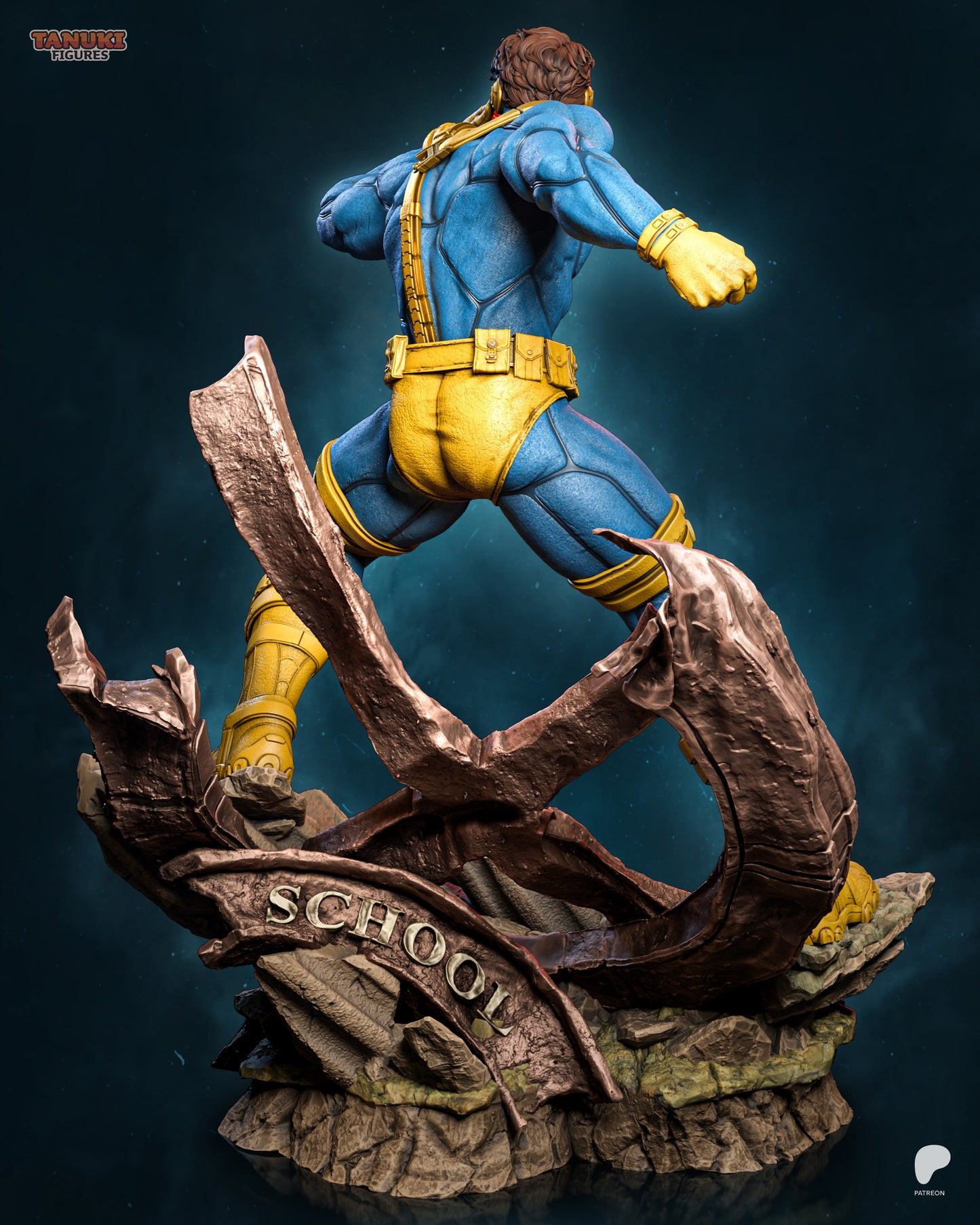 Cyclops | Resin Model or Bust Kit | X Men Optic Blast Leader