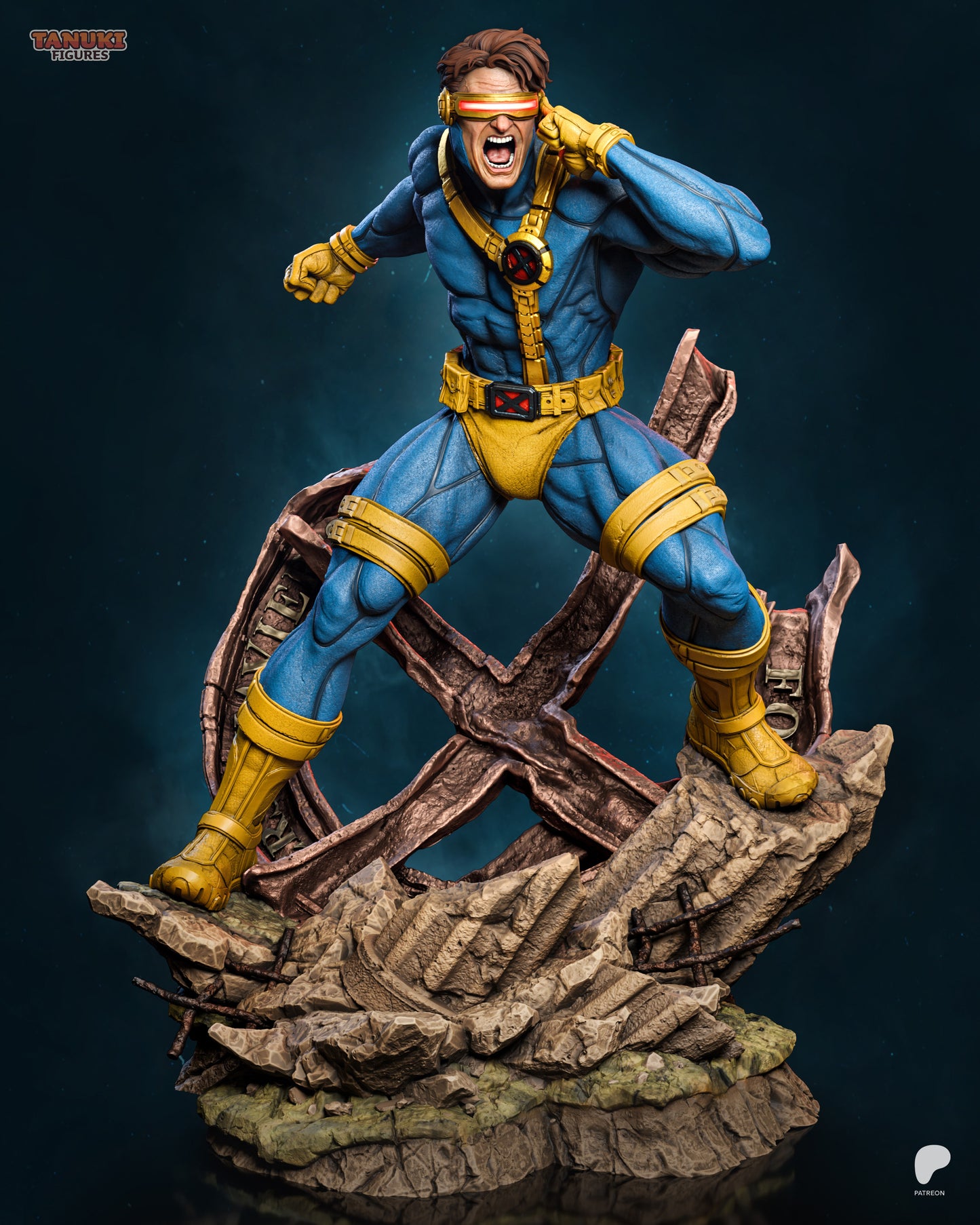 Cyclops | Resin Model or Bust Kit | X Men Optic Blast Leader
