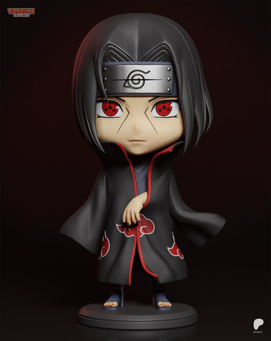 Chibi Itachi | 4-Inch Resin Model Kit | Naruto Sharingan Prodigy