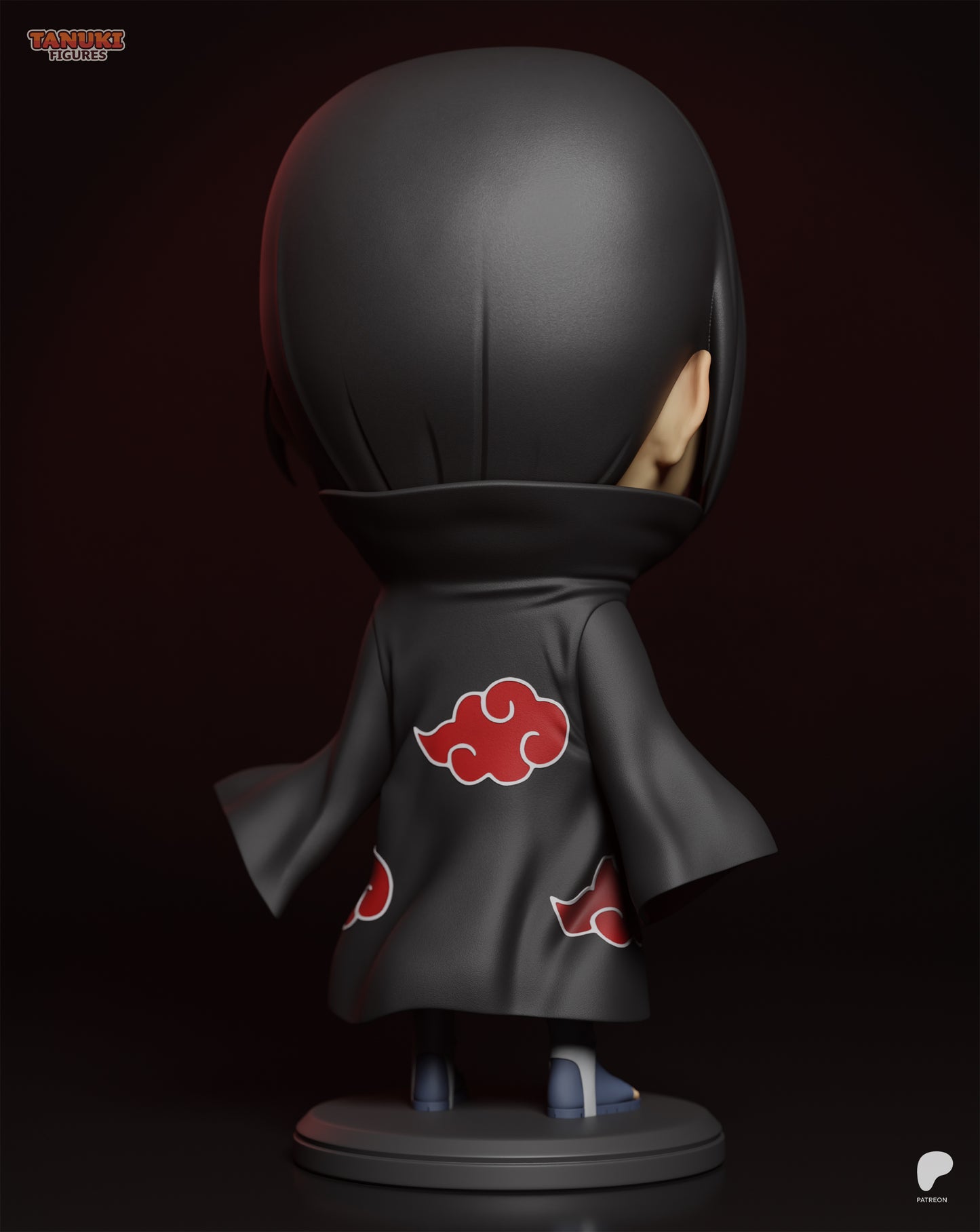 Chibi Itachi | 4-Inch Resin Model Kit | Naruto Sharingan Prodigy