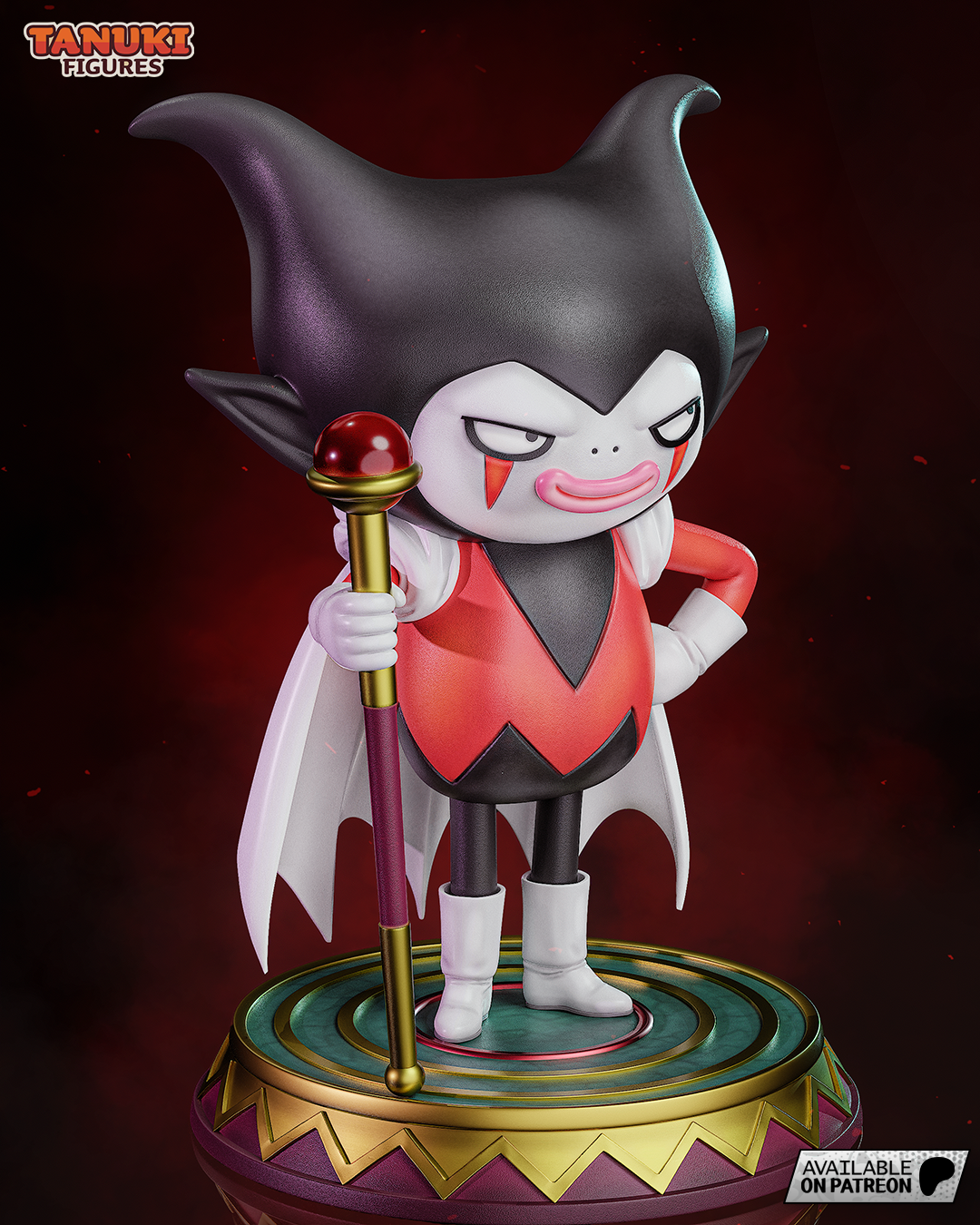 Chibi King Gomah | 5-Inch Resin Model Kit | Dragon Ball Daima Demon King