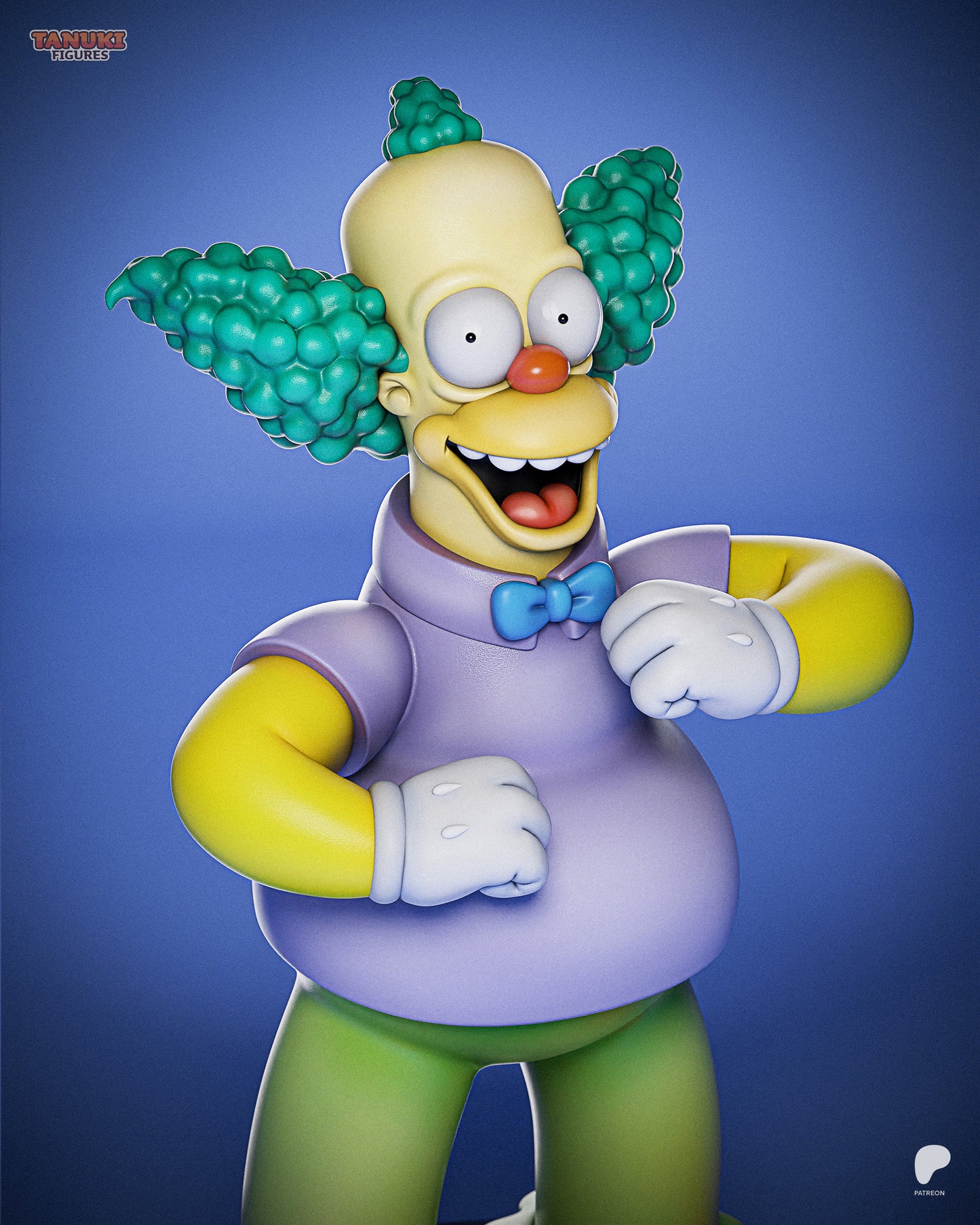 Krusty the Clown | 6.5-Inch Resin Model Kit | Simpsons Cartoon Chaos Icon