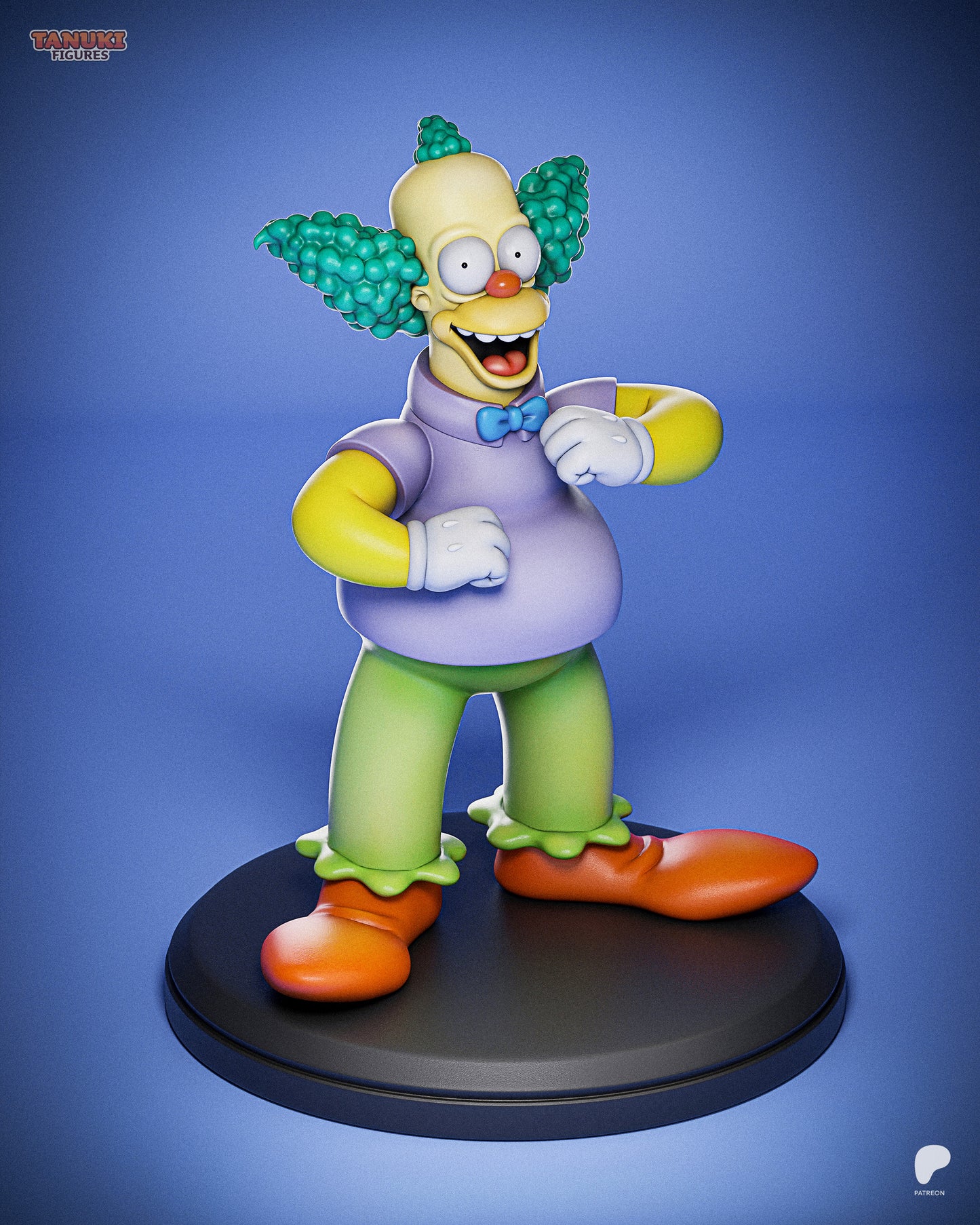 Krusty the Clown | 6.5-Inch Resin Model Kit | Simpsons Cartoon Chaos Icon