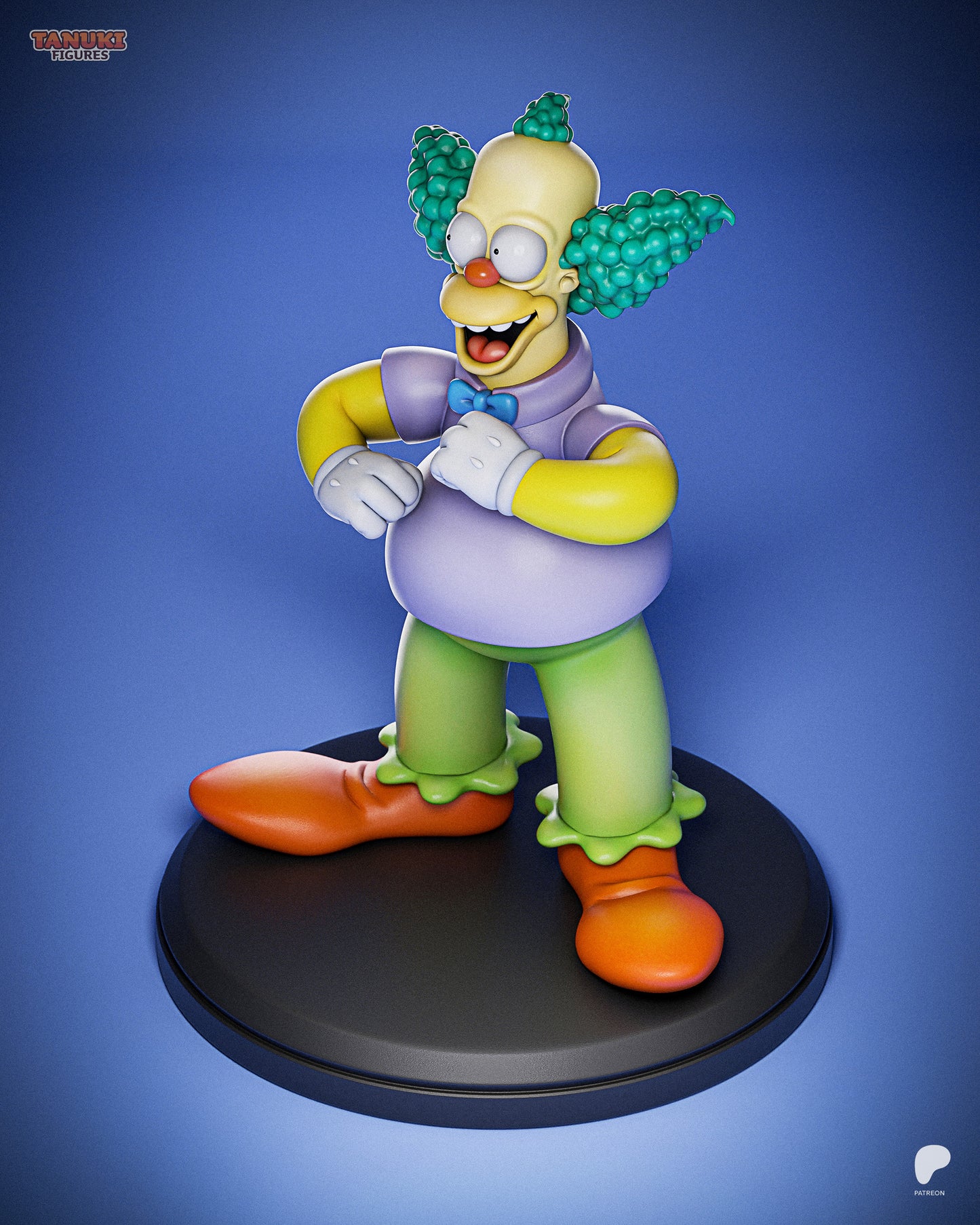 Krusty the Clown | 6.5-Inch Resin Model Kit | Simpsons Cartoon Chaos Icon