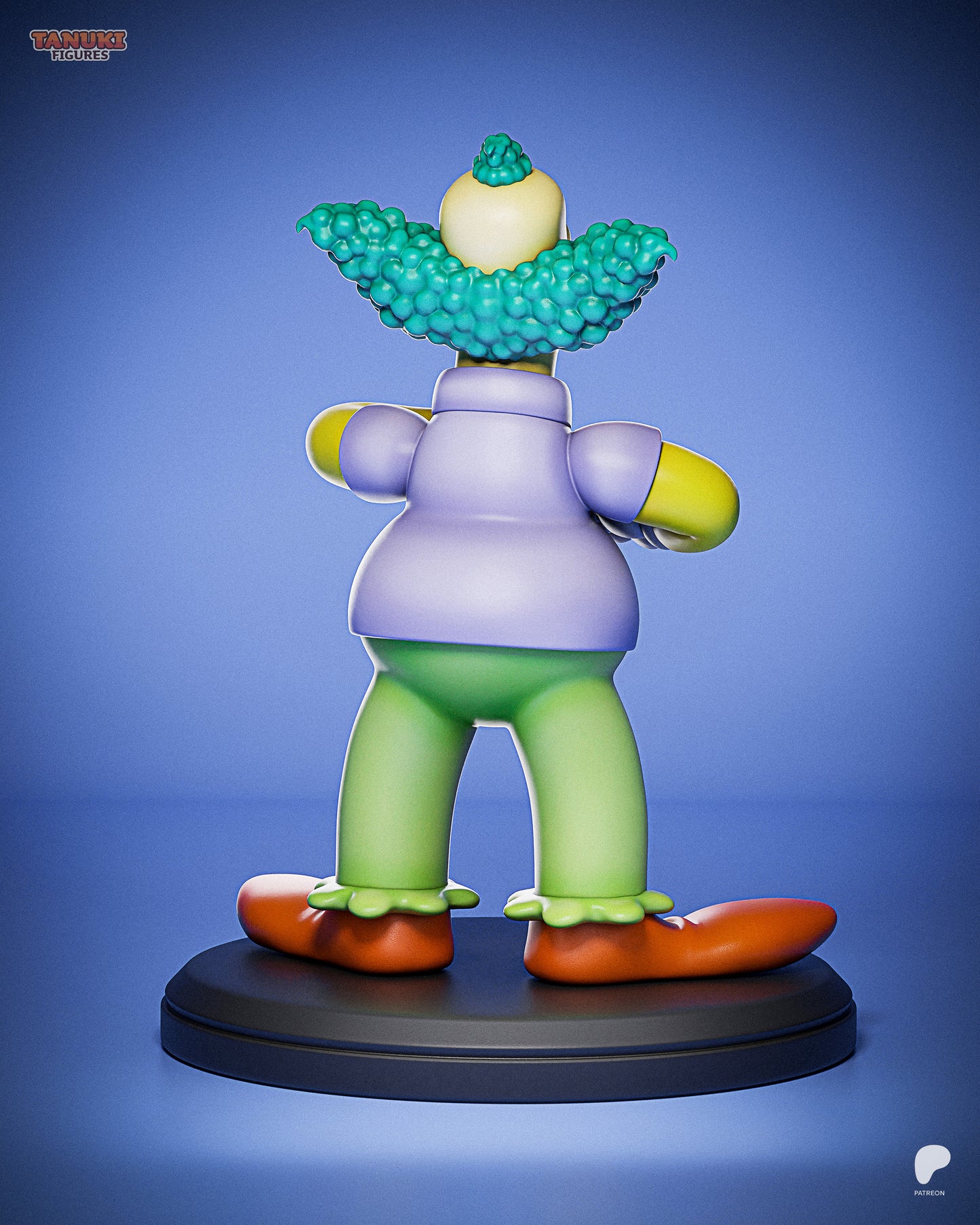 Krusty the Clown | 6.5-Inch Resin Model Kit | Simpsons Cartoon Chaos Icon