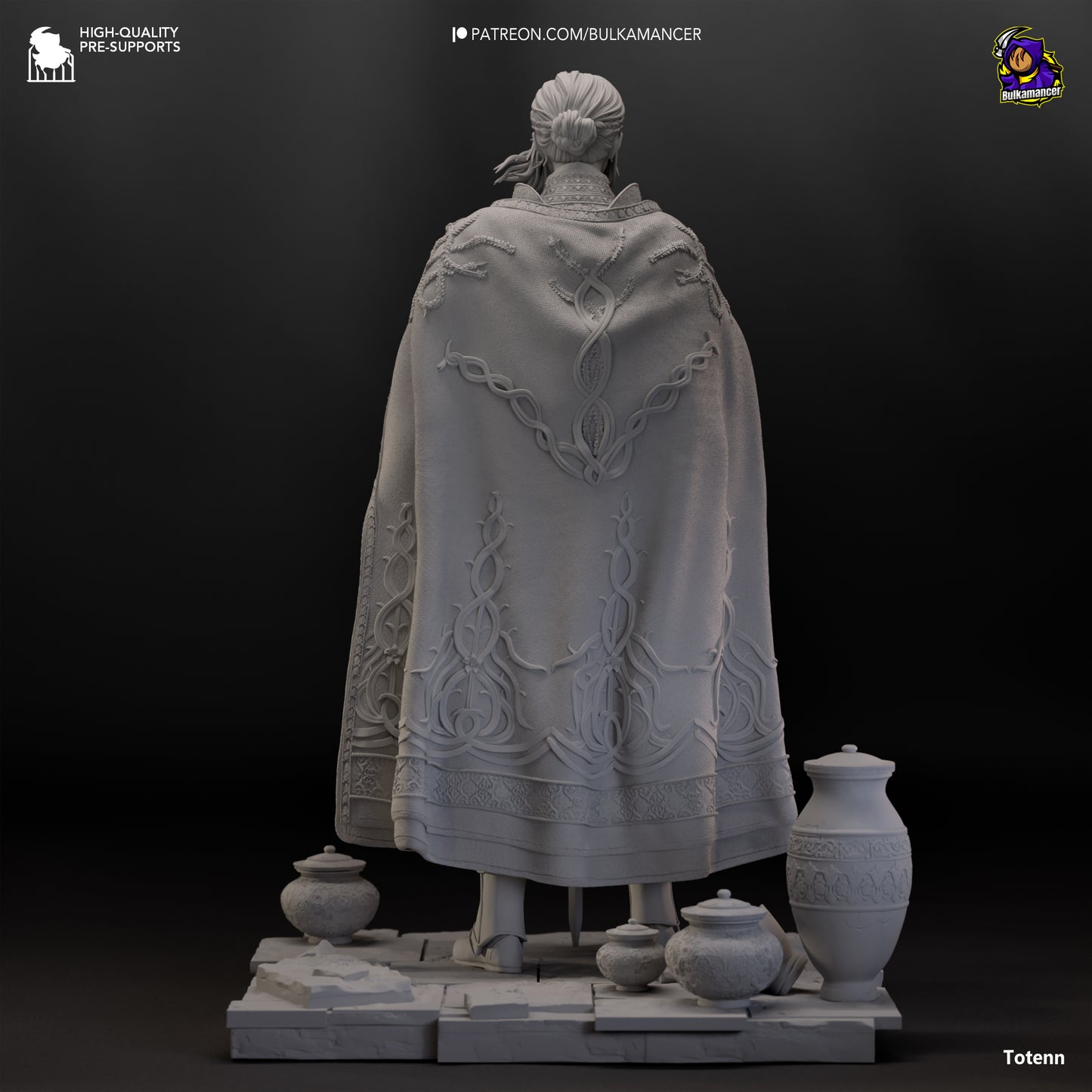 Needle Knight Leda | 8.5-Inch Resin Model Kit | DIY Elden Ring Fearsome Warrior