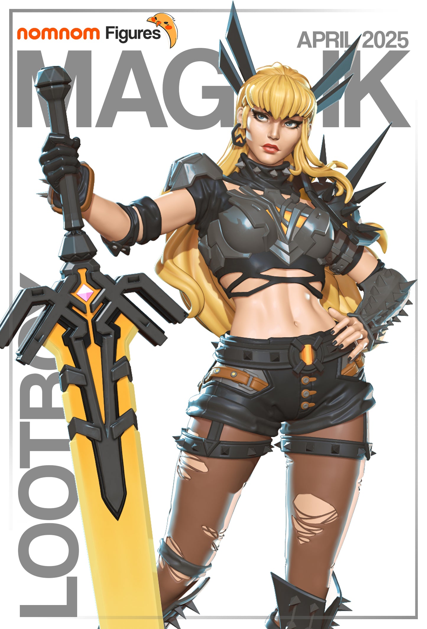 Magik | 7" Resin Model Kit | DIY Marvel Rivals Sorceress Supreme