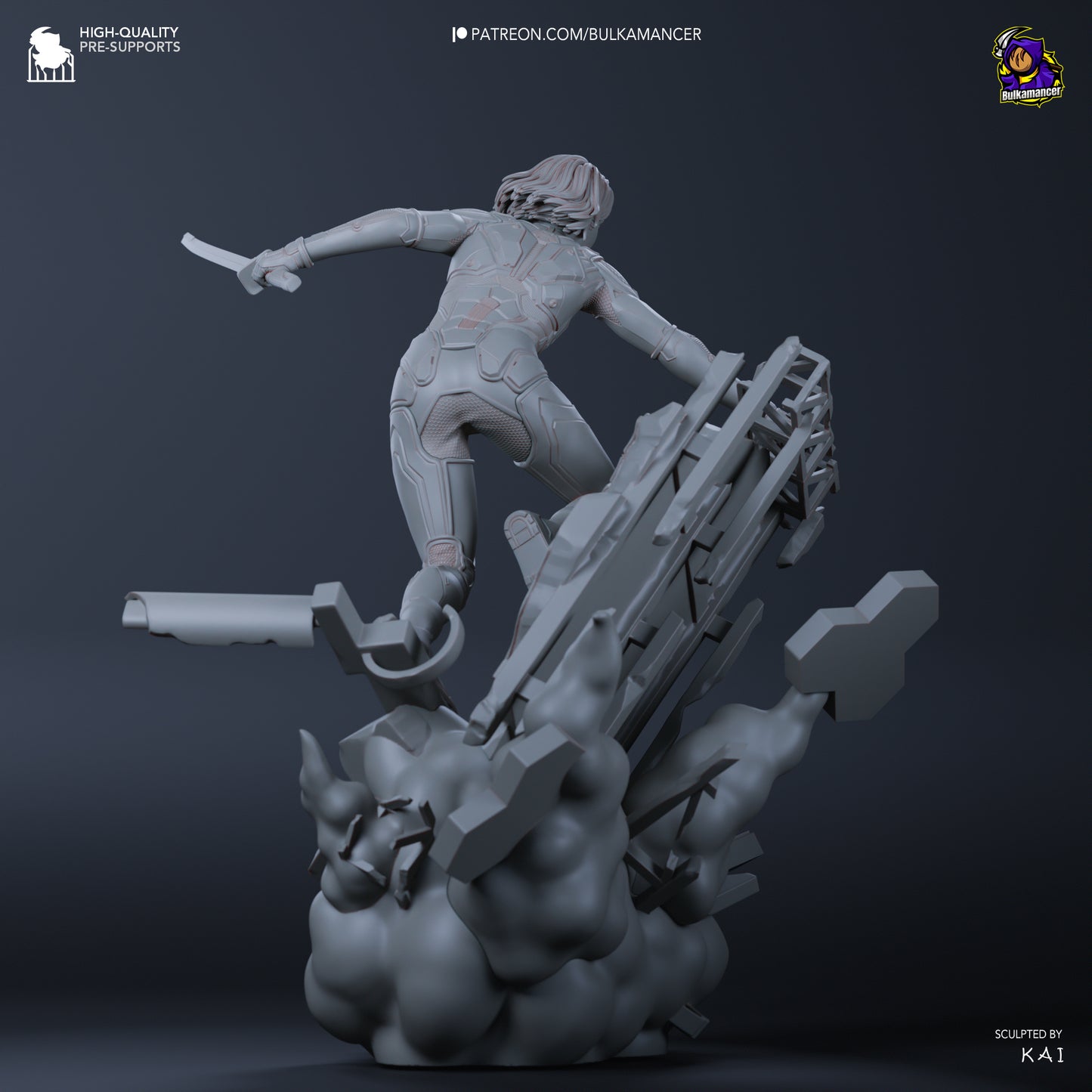 Mio | 10-Inch Resin Model Kit | DIY Split Fiction Mysterious Heroine