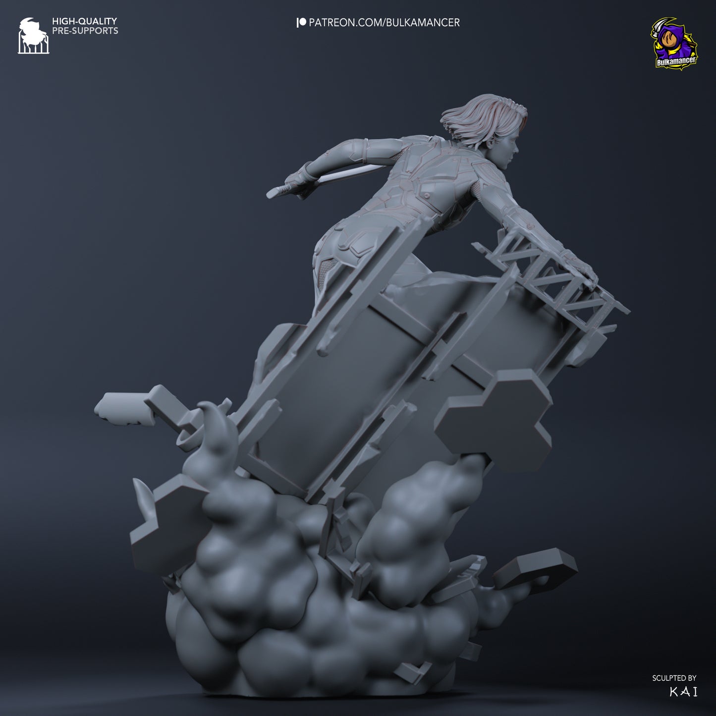 Mio | 10-Inch Resin Model Kit | DIY Split Fiction Mysterious Heroine