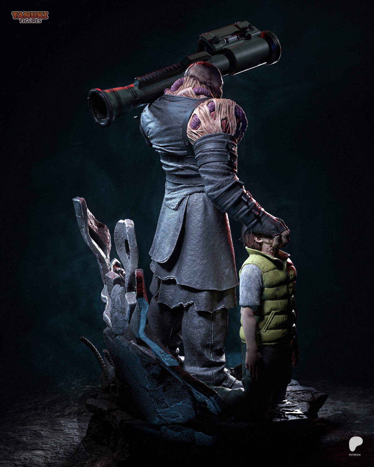 Nemesis | Resin Model or Bust Kit | Resident Evil Umbrella Boss