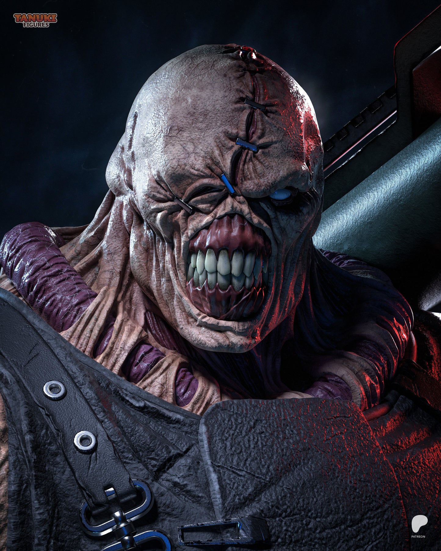 Nemesis | Resin Model or Bust Kit | Resident Evil Umbrella Boss