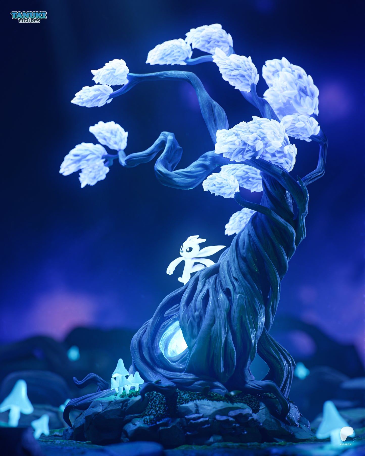 Ori | 12-Inch Resin Model Kit | Ori and the Blind Forest Spirit Guardian