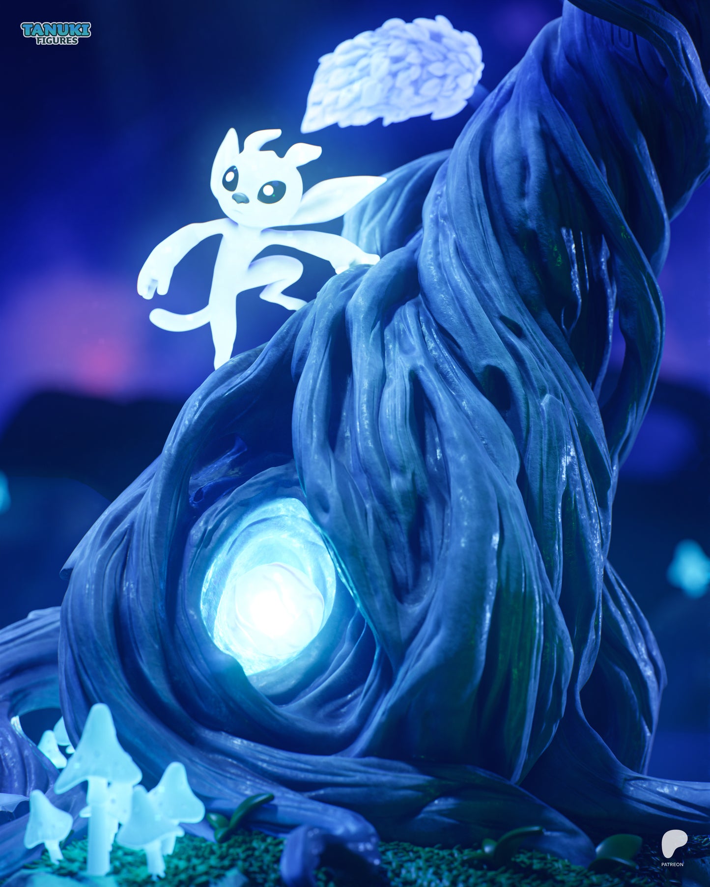 Ori | 12-Inch Resin Model Kit | Ori and the Blind Forest Spirit Guardian